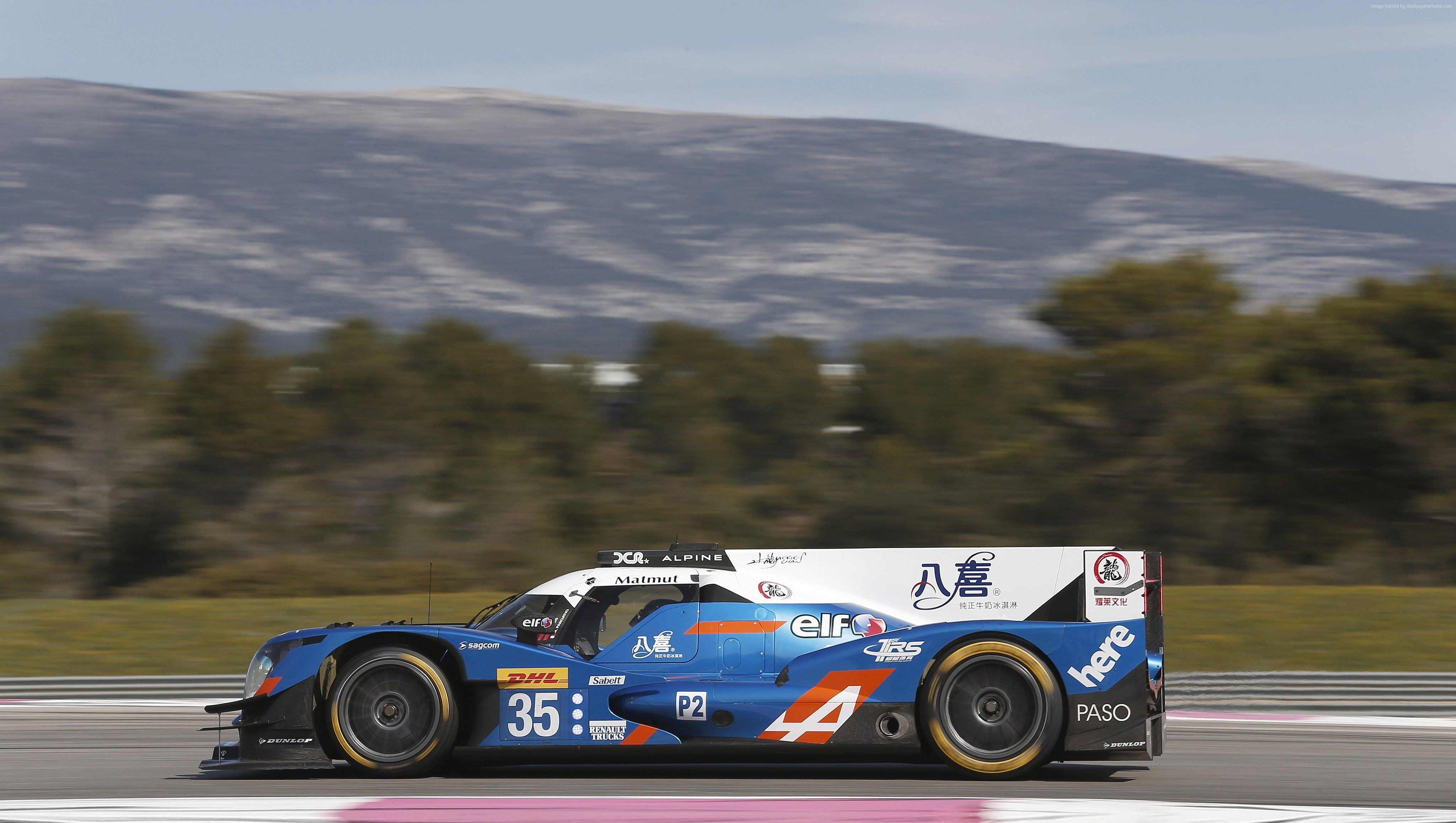 LMP2, sport cars, 4K, Alpine A460, Le Mans, HD Wallpaper