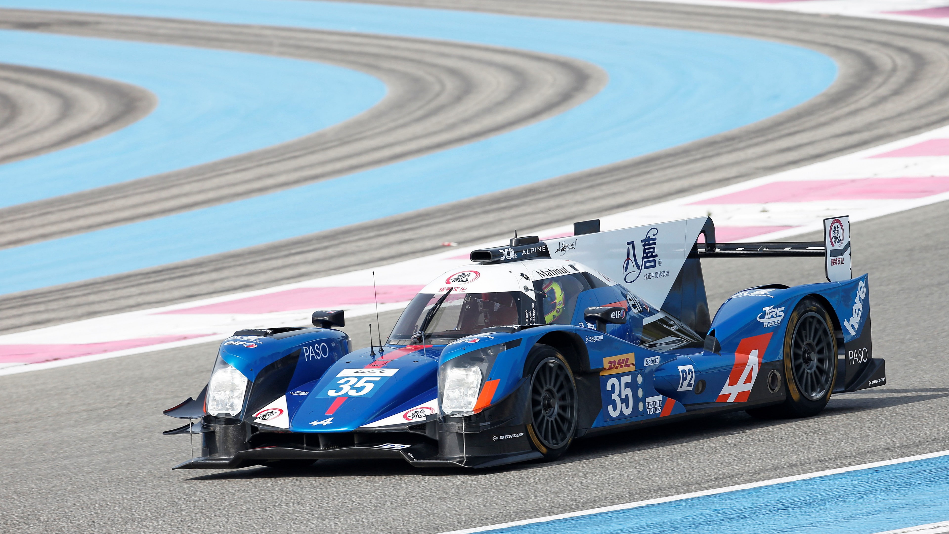 Alpine A460, sport cars, 4K, LMP2, Le Mans, HD Wallpaper