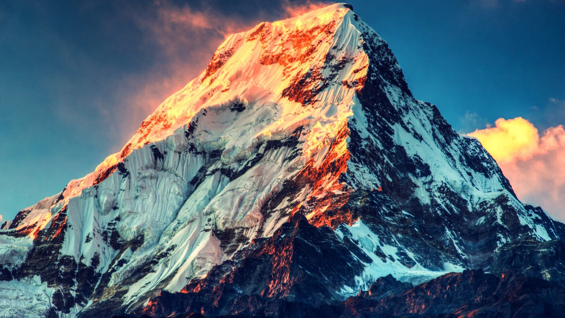 Mount Everest, nature, 1080P, HD Wallpaper