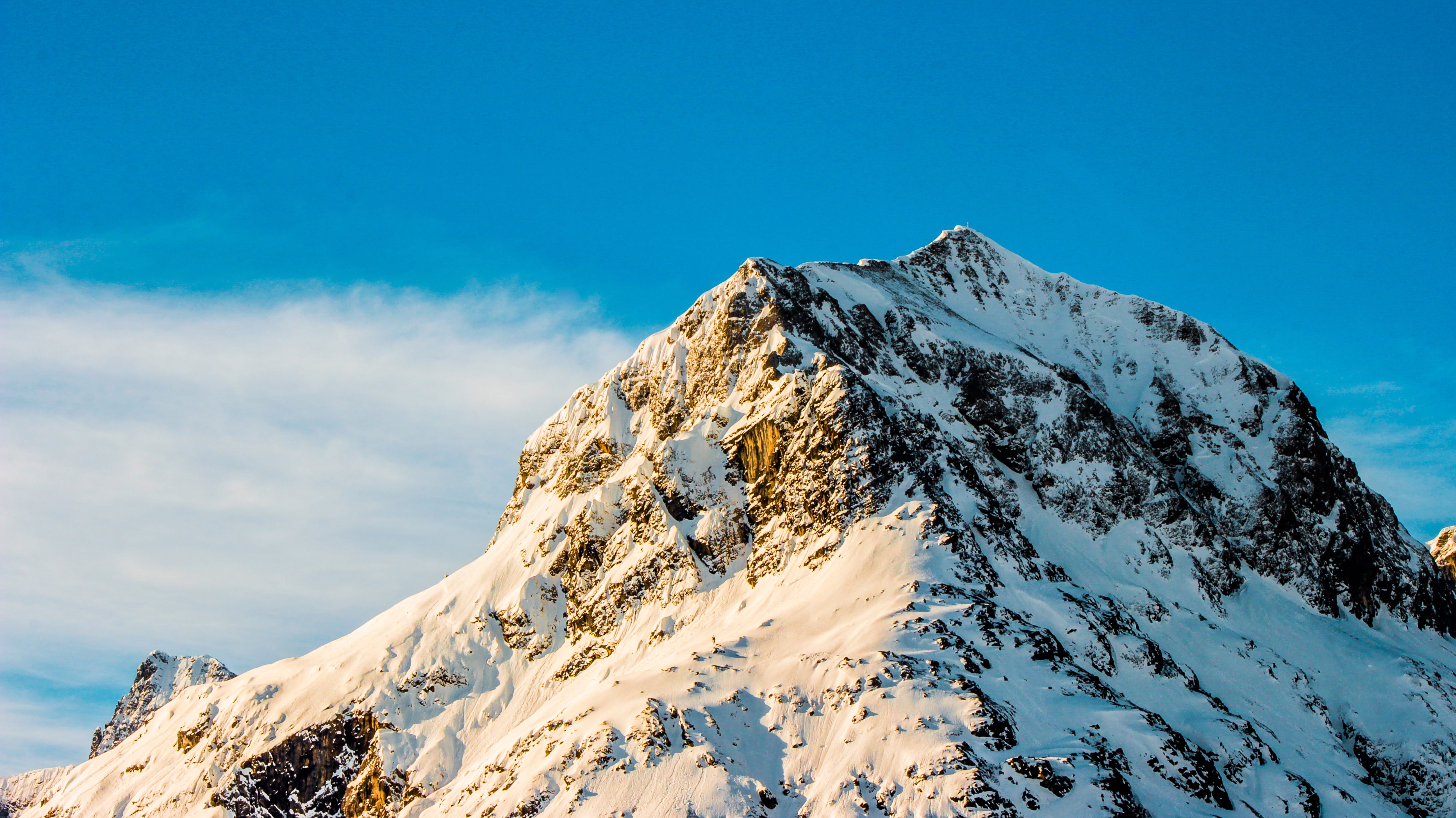 hike, 5K, adventure, tranquil scene, mountain range, mountain, ice, scenics - nature, daylight, altitude, cold, rocks, pinnacle, peak, frozen, frost, no people, HD Wallpaper