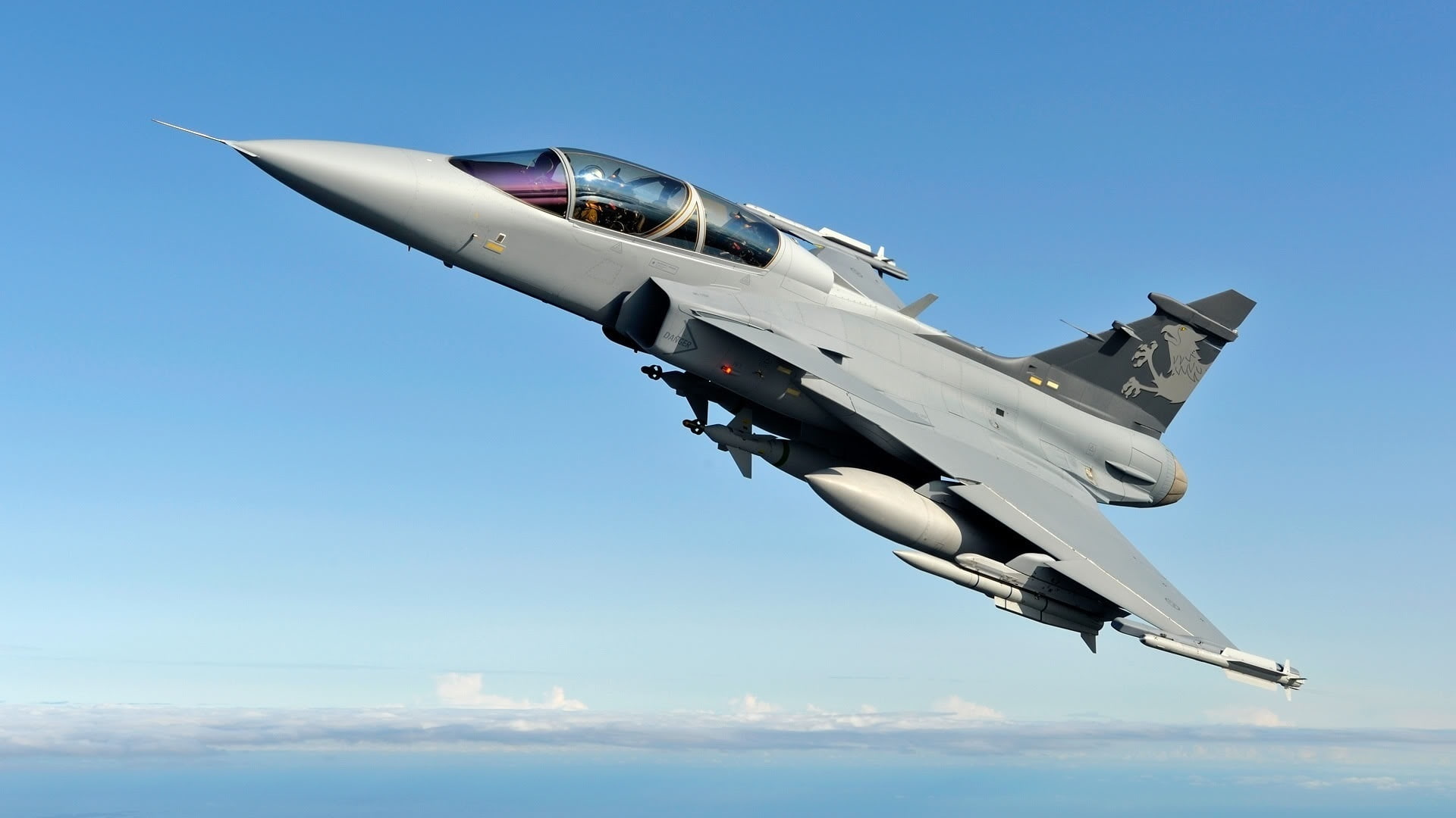 Altitude, plane, grey, 1080P, Sky, Aircraft, jet, HD Wallpaper