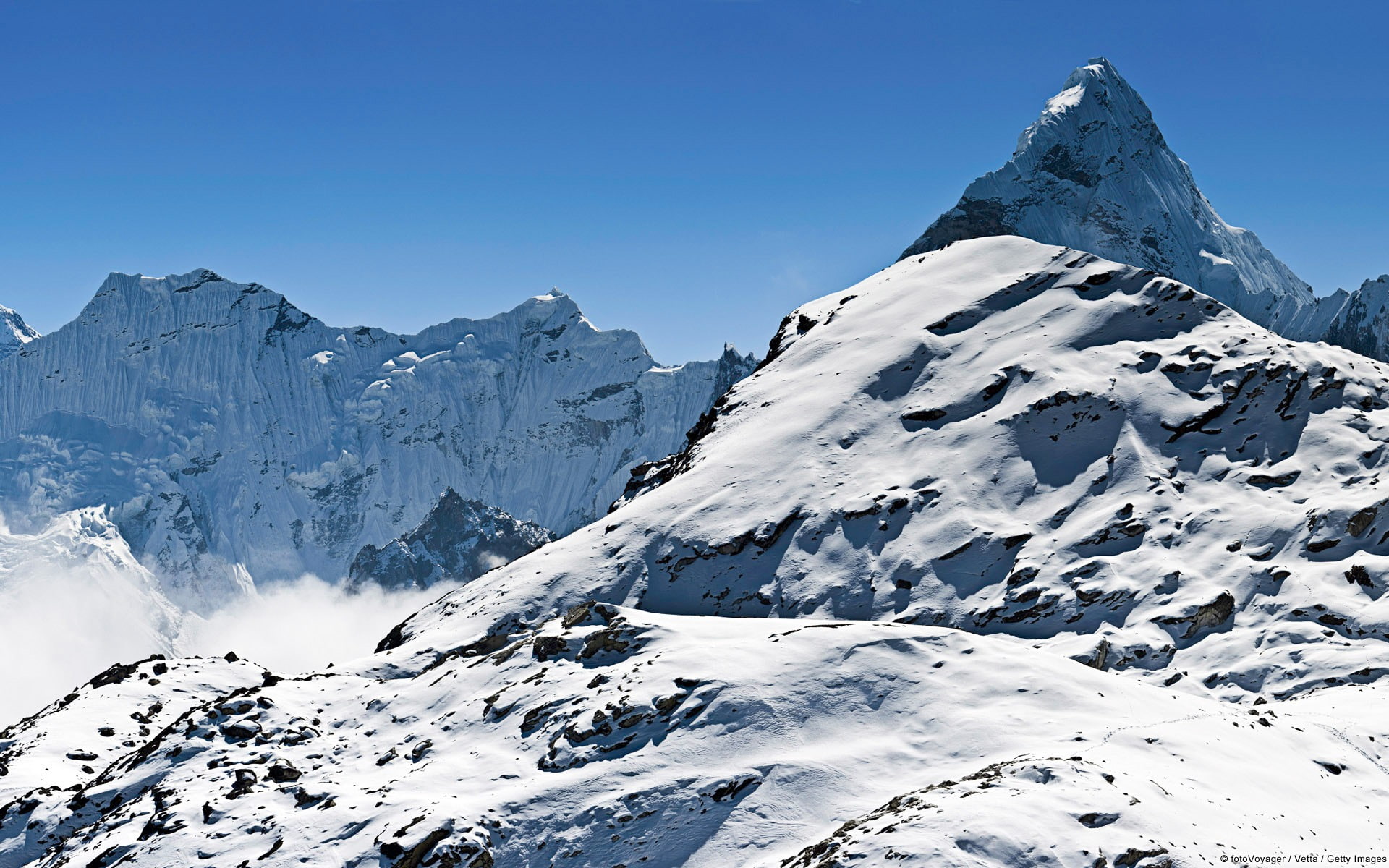 no people, formation, winter, 1080P, amar, scenics - nature, mountain peak, nature, idyllic, mountain, tranquil scene, covered, brown, hd, snow, tranquility, HD Wallpaper