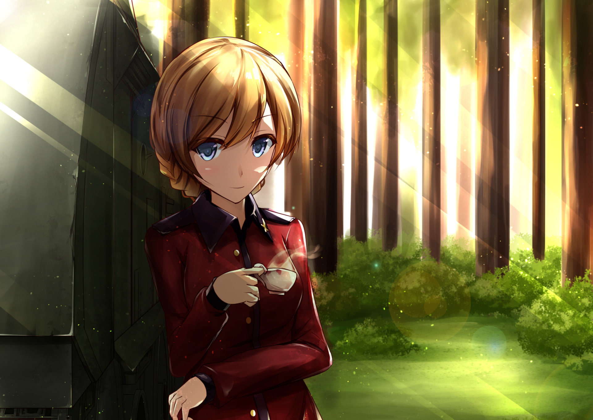 Darjeeling (Girls und Panzer), Anime, Girls und Panzer, 1080P, HD Wallpaper