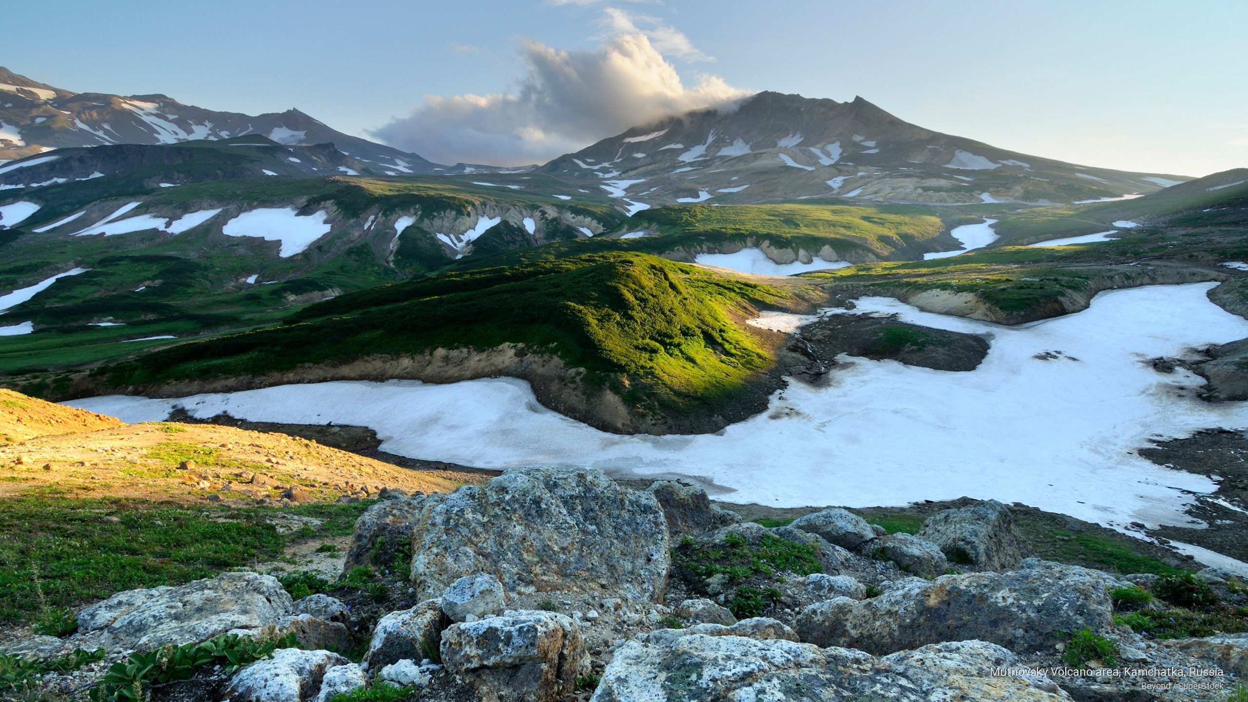 Nature, 2K, area, russia, kamchatka, volcano, mutnovsky, HD Wallpaper