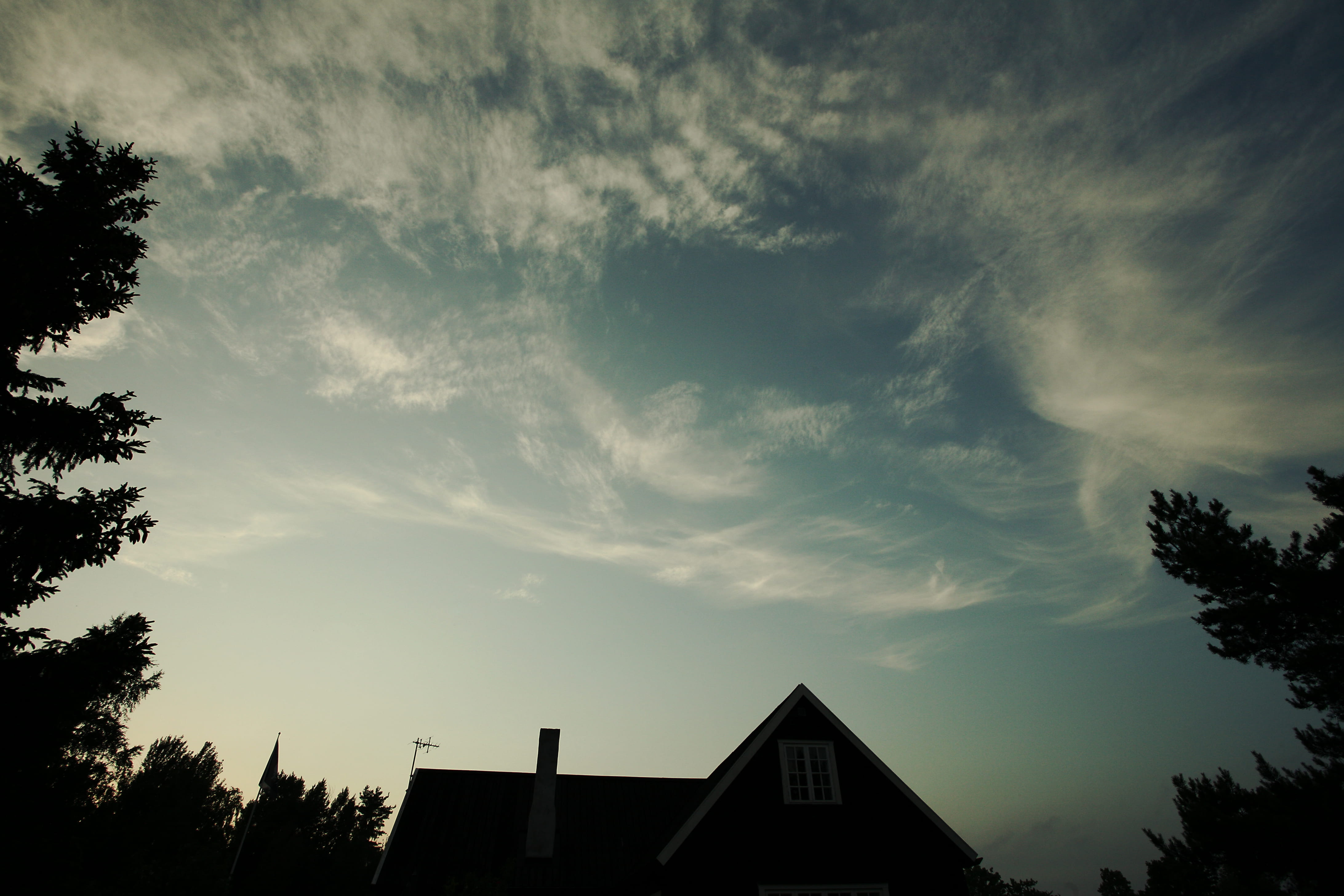 4K, no people, sunset, building exterior, outdoors, residential district, day, building, silhouette, sweden, nature, beauty in nature, gotland, plant, HD Wallpaper