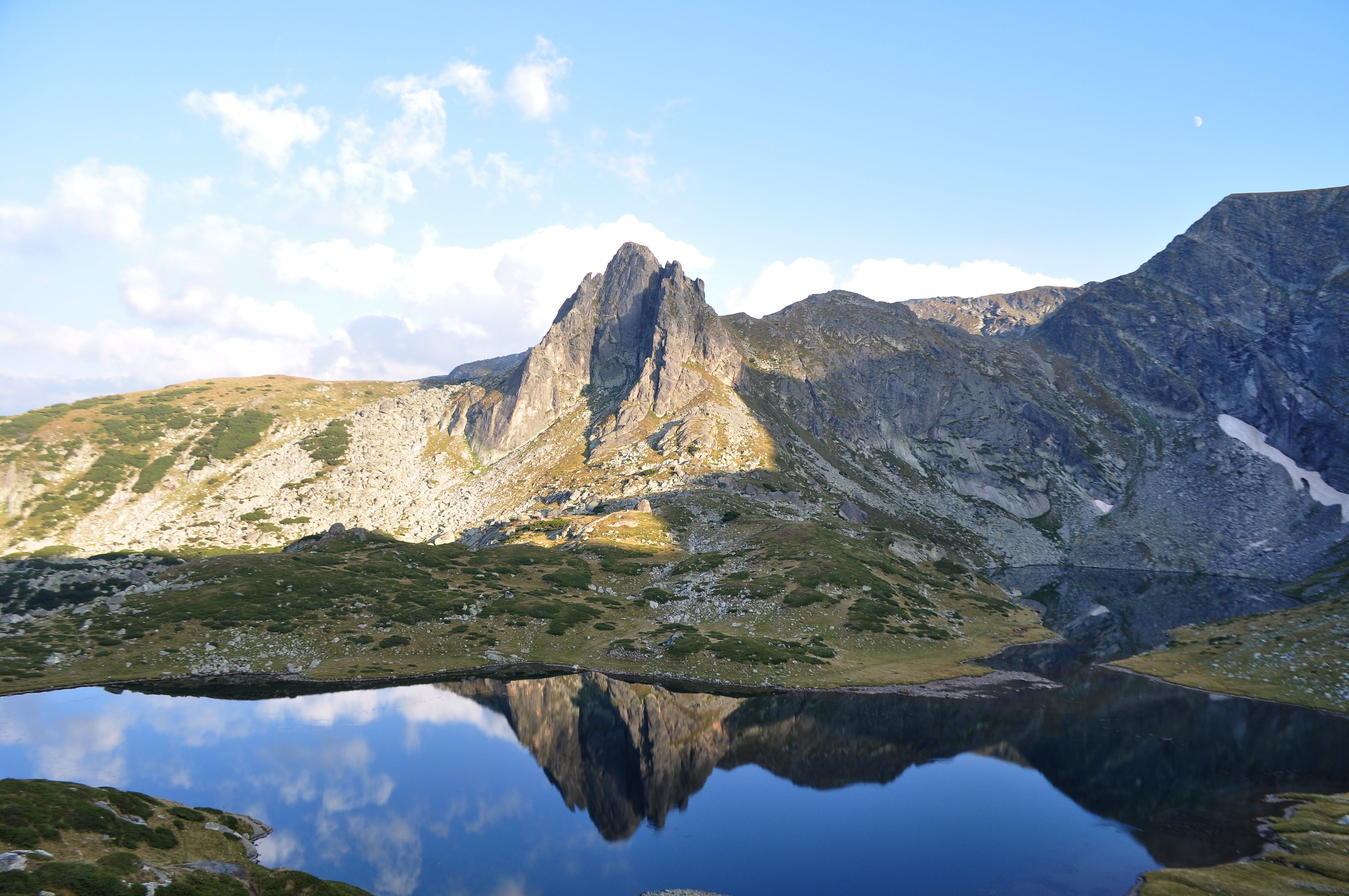 planina, rila, no people, 4K, tranquil scene, water, reflection, outdoors, idyllic, environment, formation, sky, bulgaria, remote, day, tranquility, non-urban scene, HD Wallpaper