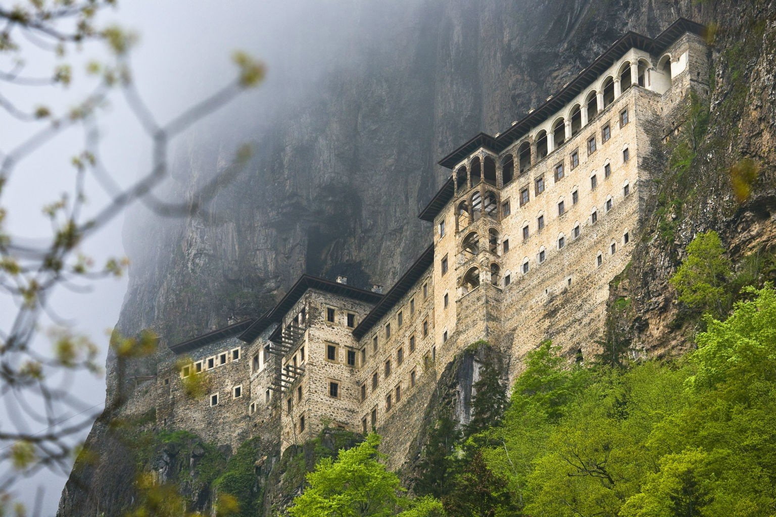 Trabzon, 720P, turkey, Sumela Monastery, HD Wallpaper