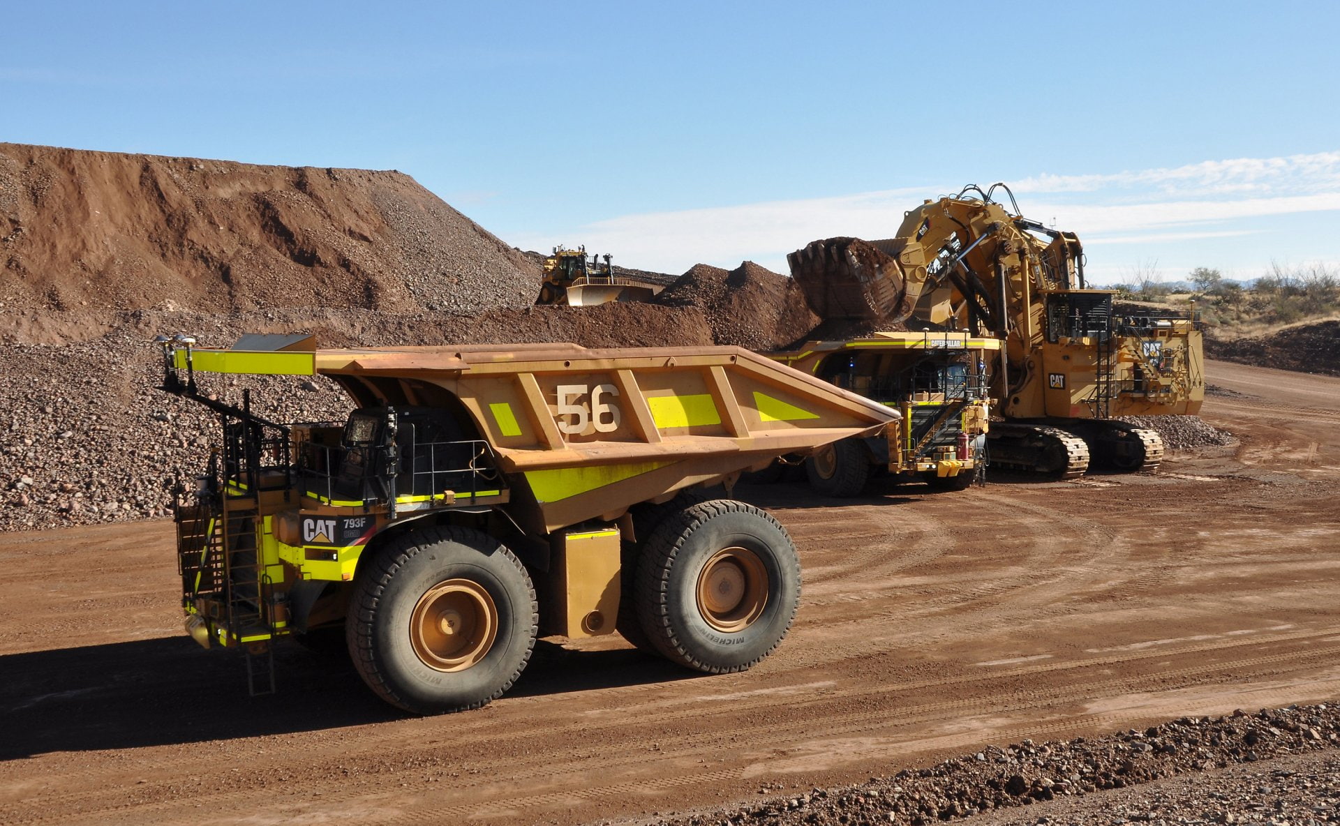 Vehicles, Caterpillar 793F, 1080P, Dump Truck, HD Wallpaper
