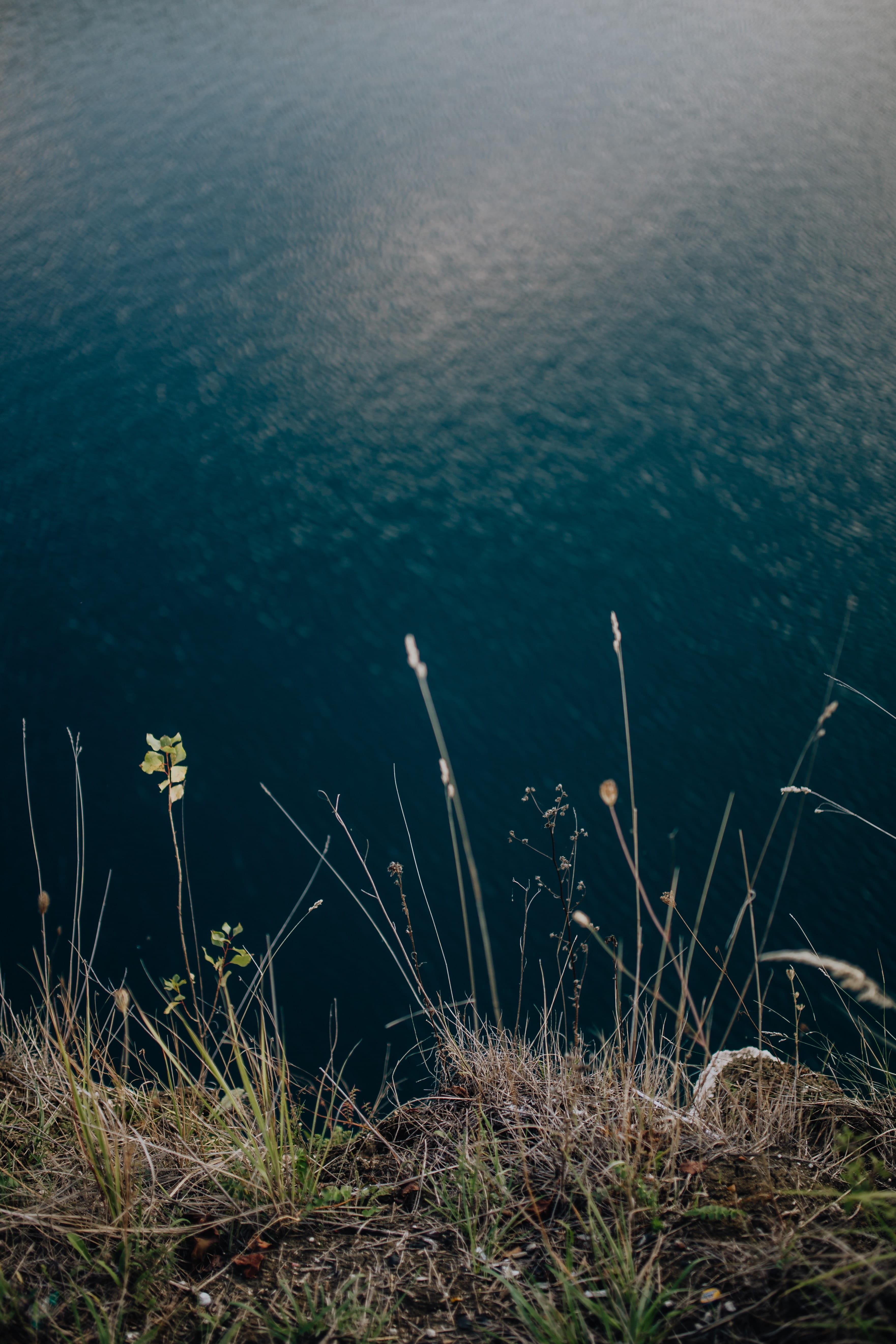 5K, tranquil scene, Europe, day, growth, krakow, waterscape, flooded, reservoir, scenics - nature, grass, cliff, outdoors, high angle view, nature, land, Phone HD Wallpaper