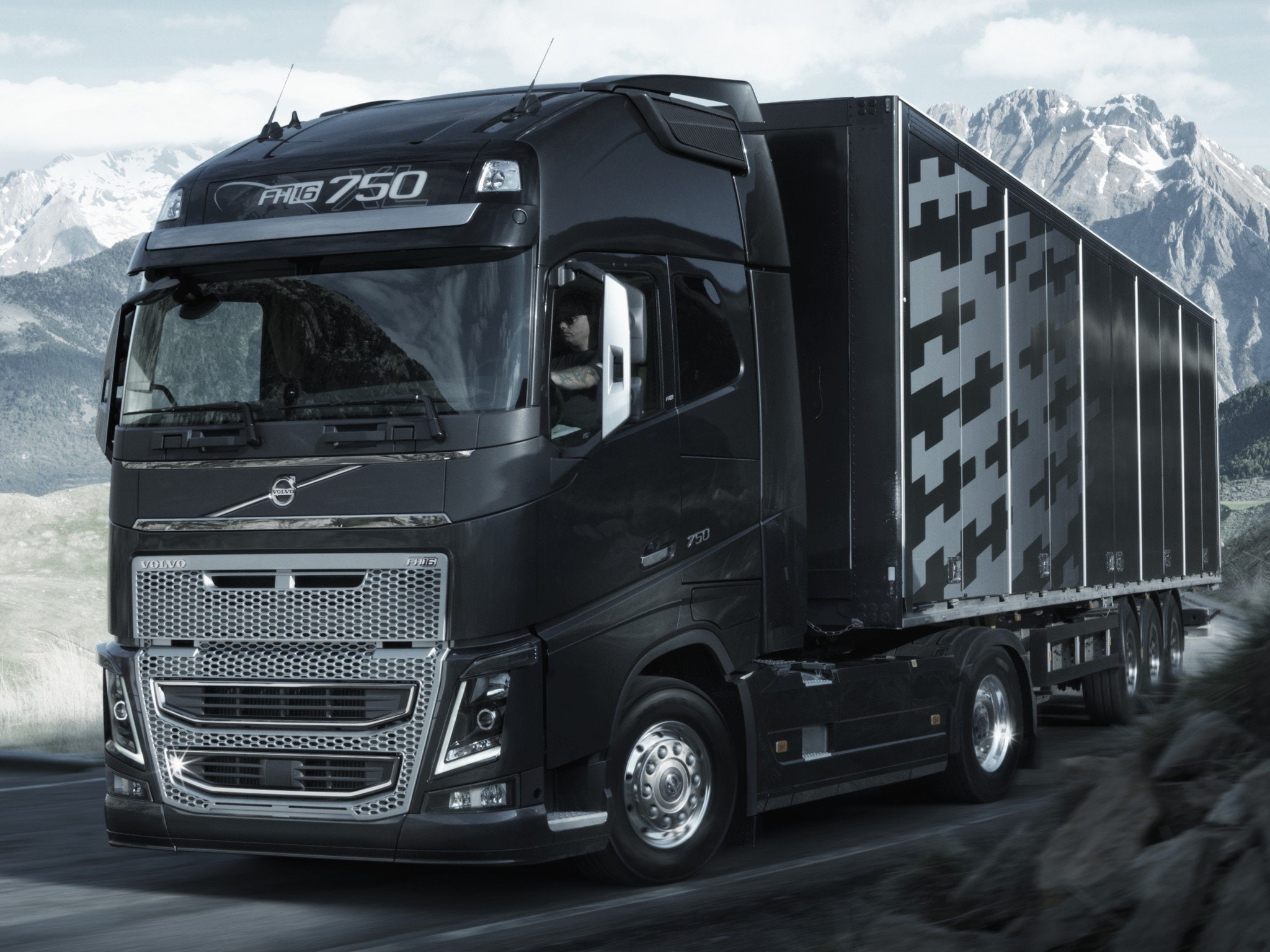 volvo, fh16, semi, 1080P, 750, 4x2, tractor, 2012, HD Wallpaper