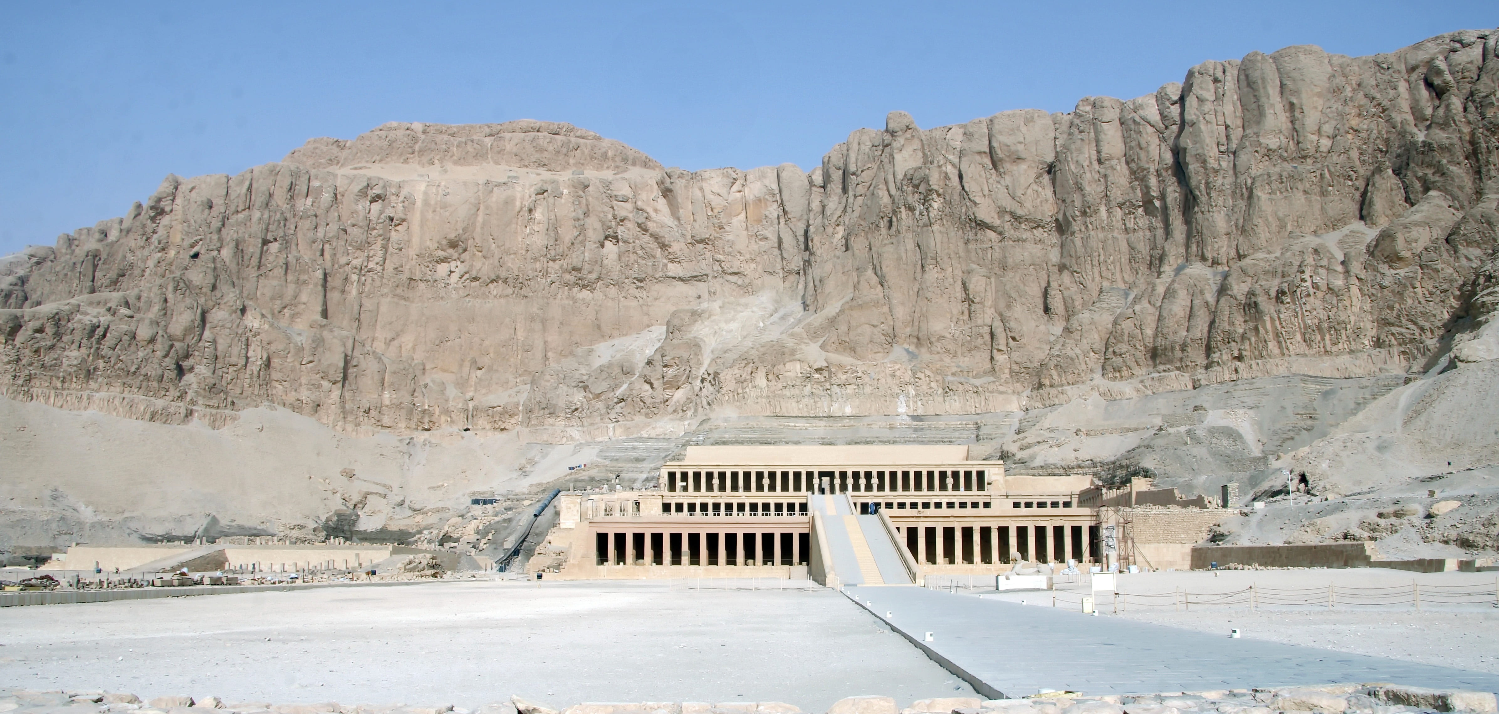 woman, quarry, ancient civilization, solid, archaeology, no people, rock, 4K, construction industry, scenics - nature, old -1500bc, mountains, panorama, HD Wallpaper