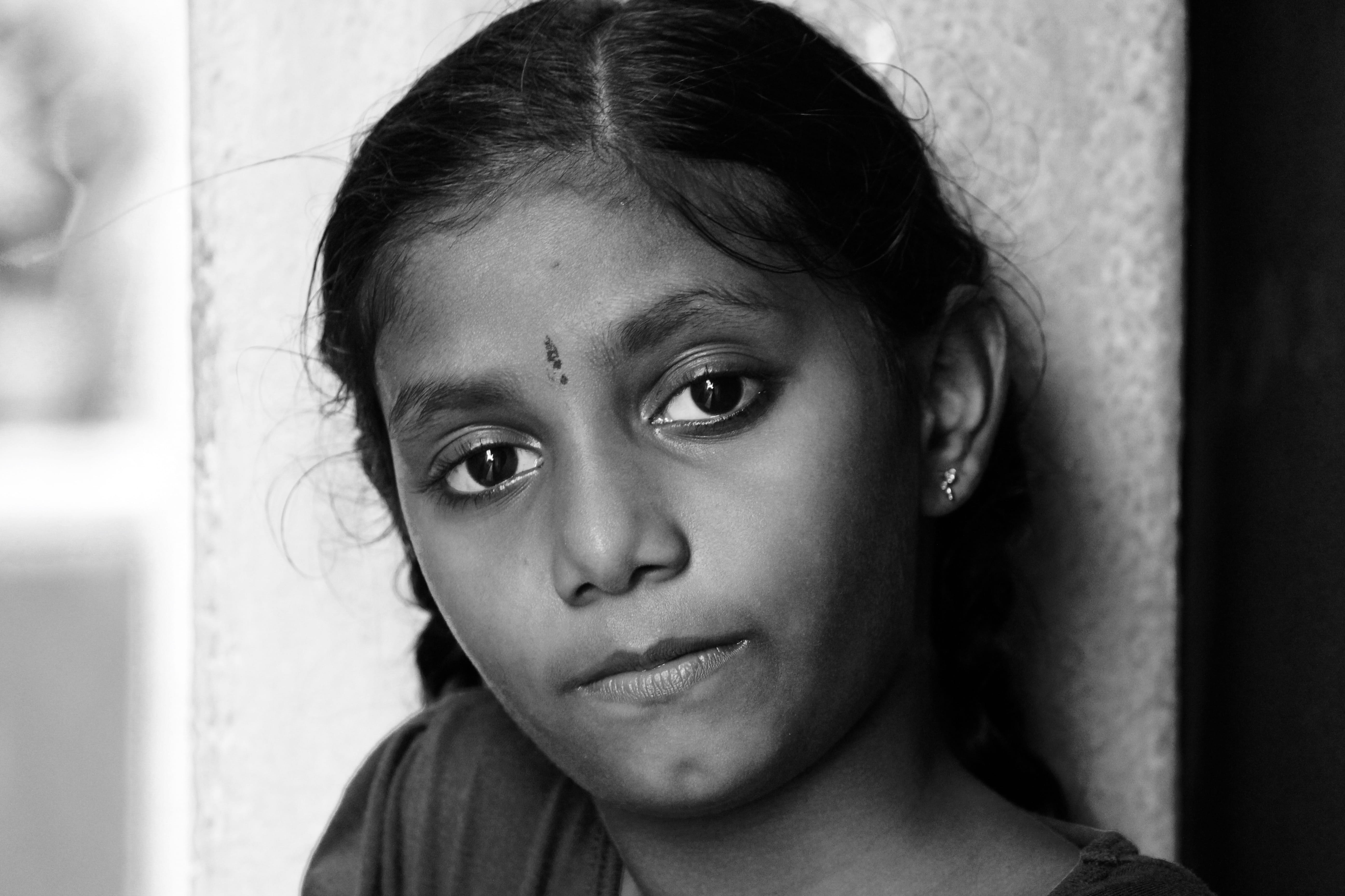 chennai, males, headshot, girl, 5K, innocence, looking at camera, close-up, indoors, human body part, sadness, natural beauty, raw beauty, depression - sadness, HD Wallpaper