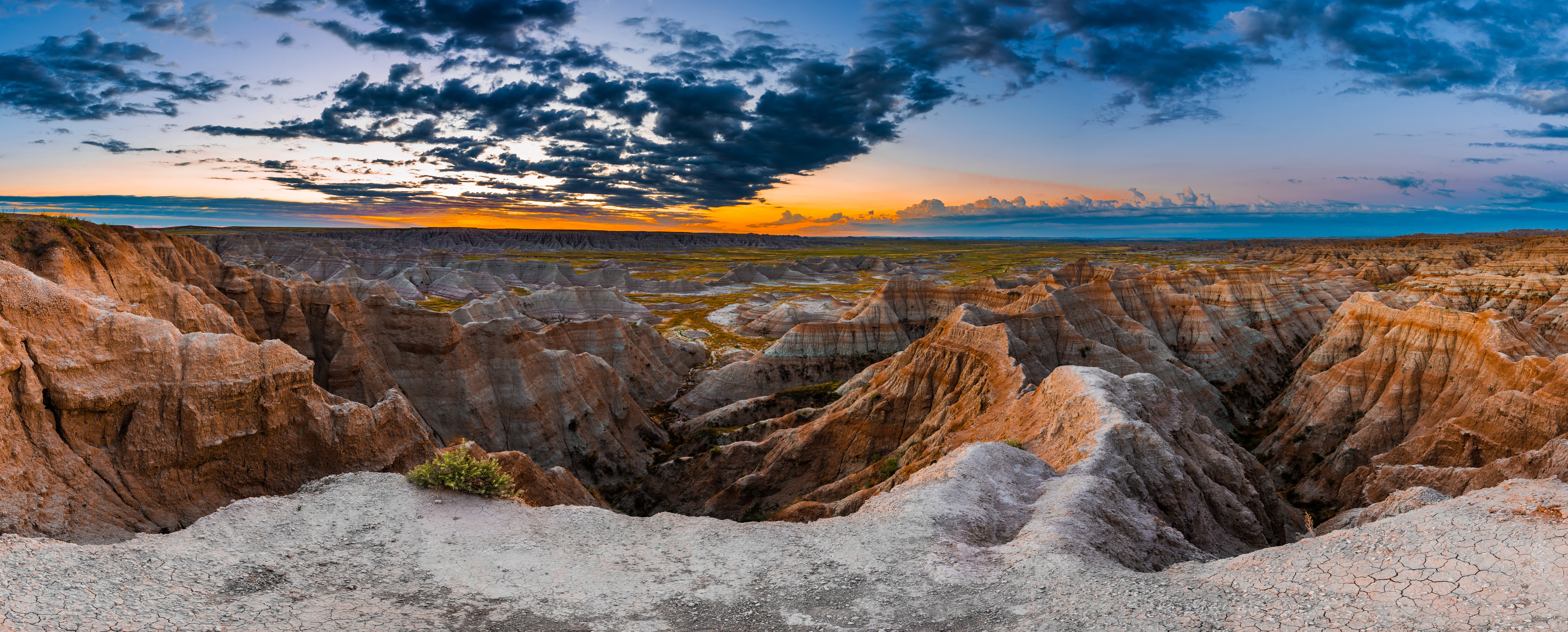 South Dakota, landscape, travel destinations, Badlands National Park, geology, sandstone, eroded, solid, 8K, no people, rock, water, rocks, sunrise, climate, HD Wallpaper