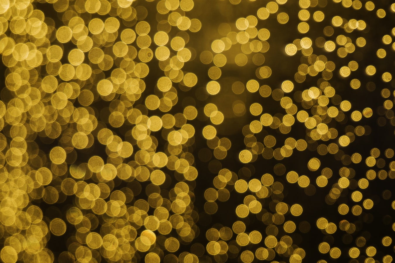 illuminated, yellow, celebration, bokeh, circle, geometric shape, abstract, defocused, full frame, christmas decoration, 720P, night, holiday, festival, HD Wallpaper