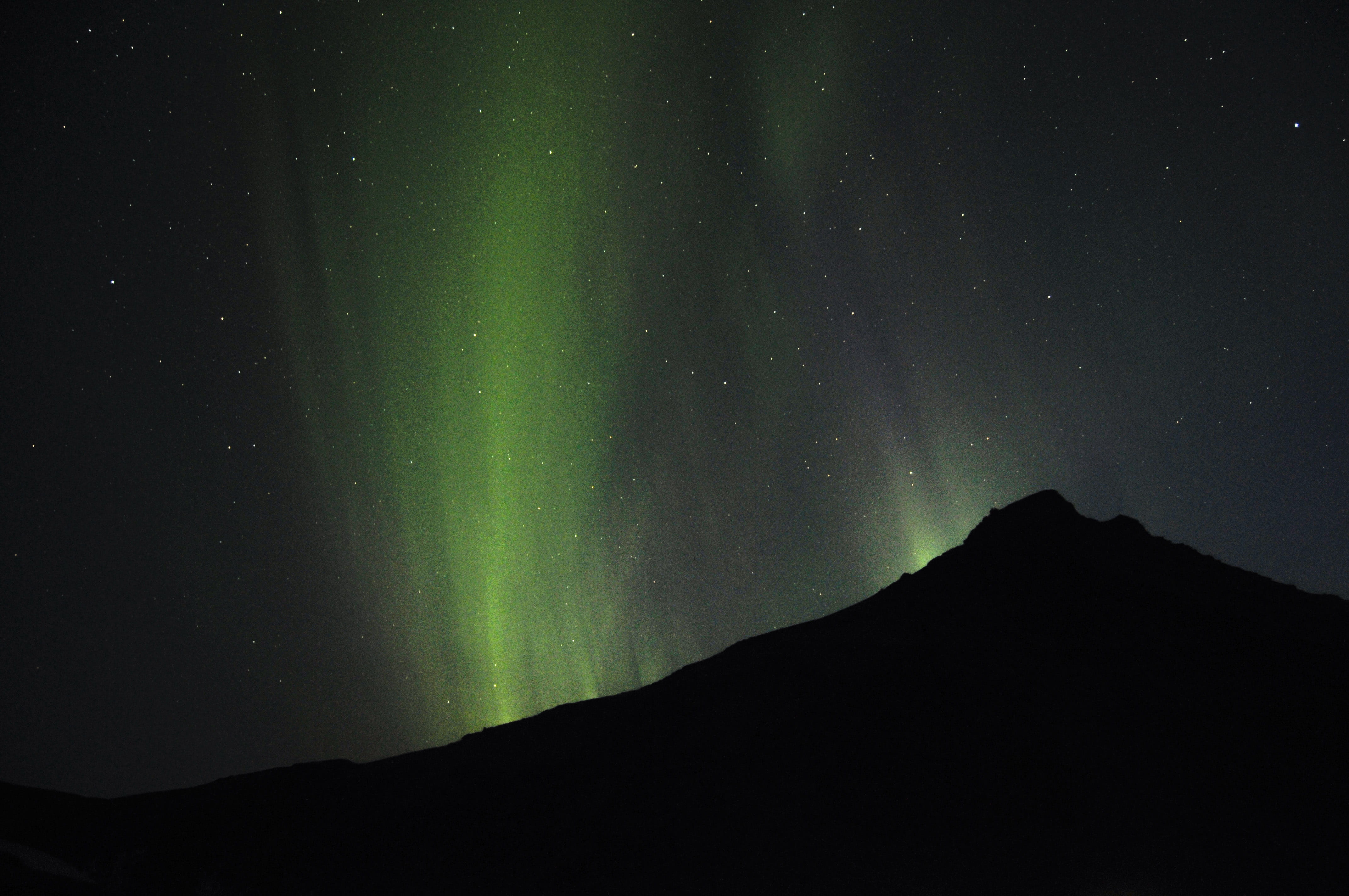 green color, iceland, borealis, majestic, 4K, dicovery, low angle view, space and astronomy, nature, no people, tranquil scene, beauty in nature, green, HD Wallpaper