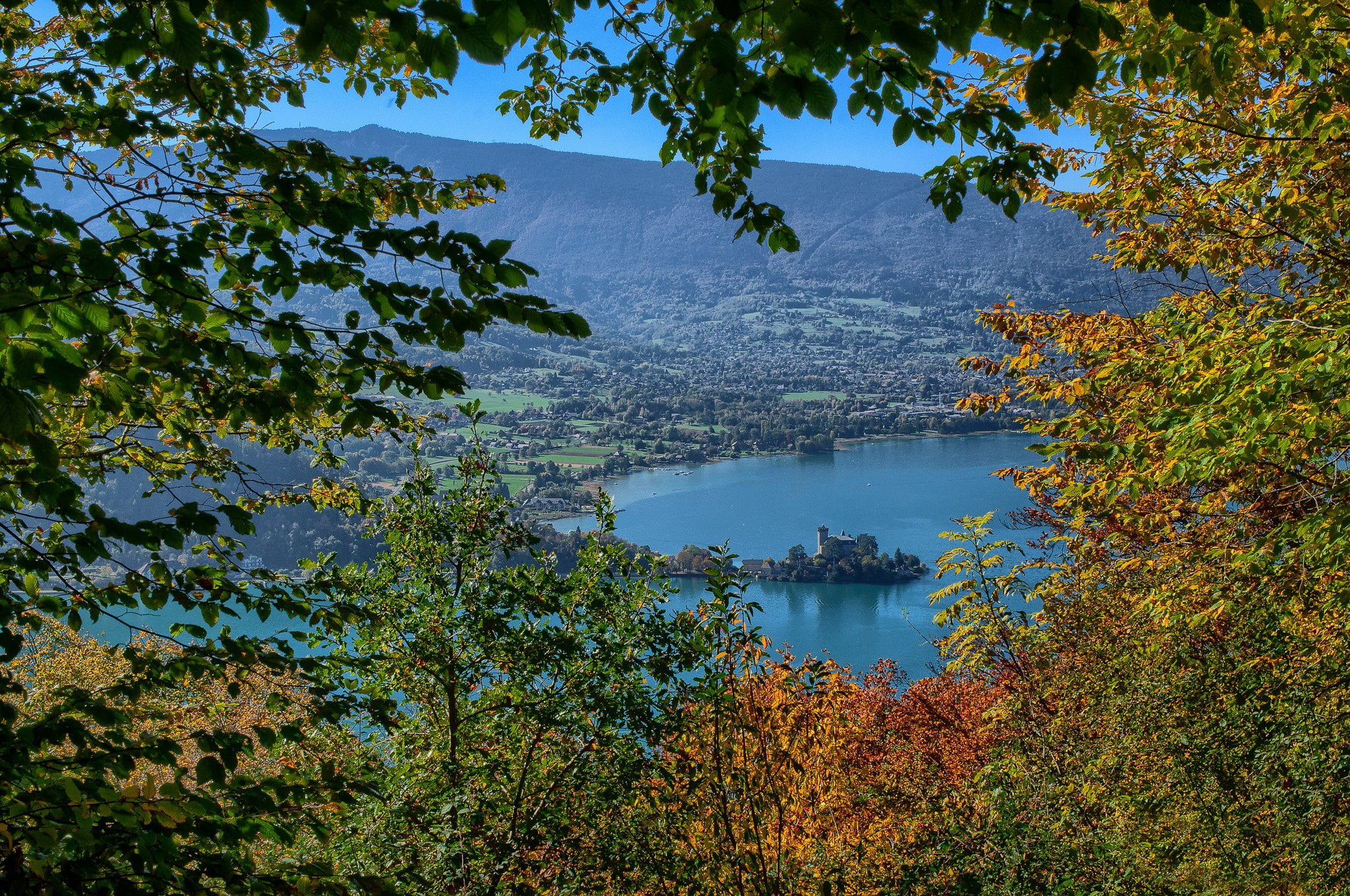 Haute-Savoie, Annecy, France, 1080P, lake, HD Wallpaper