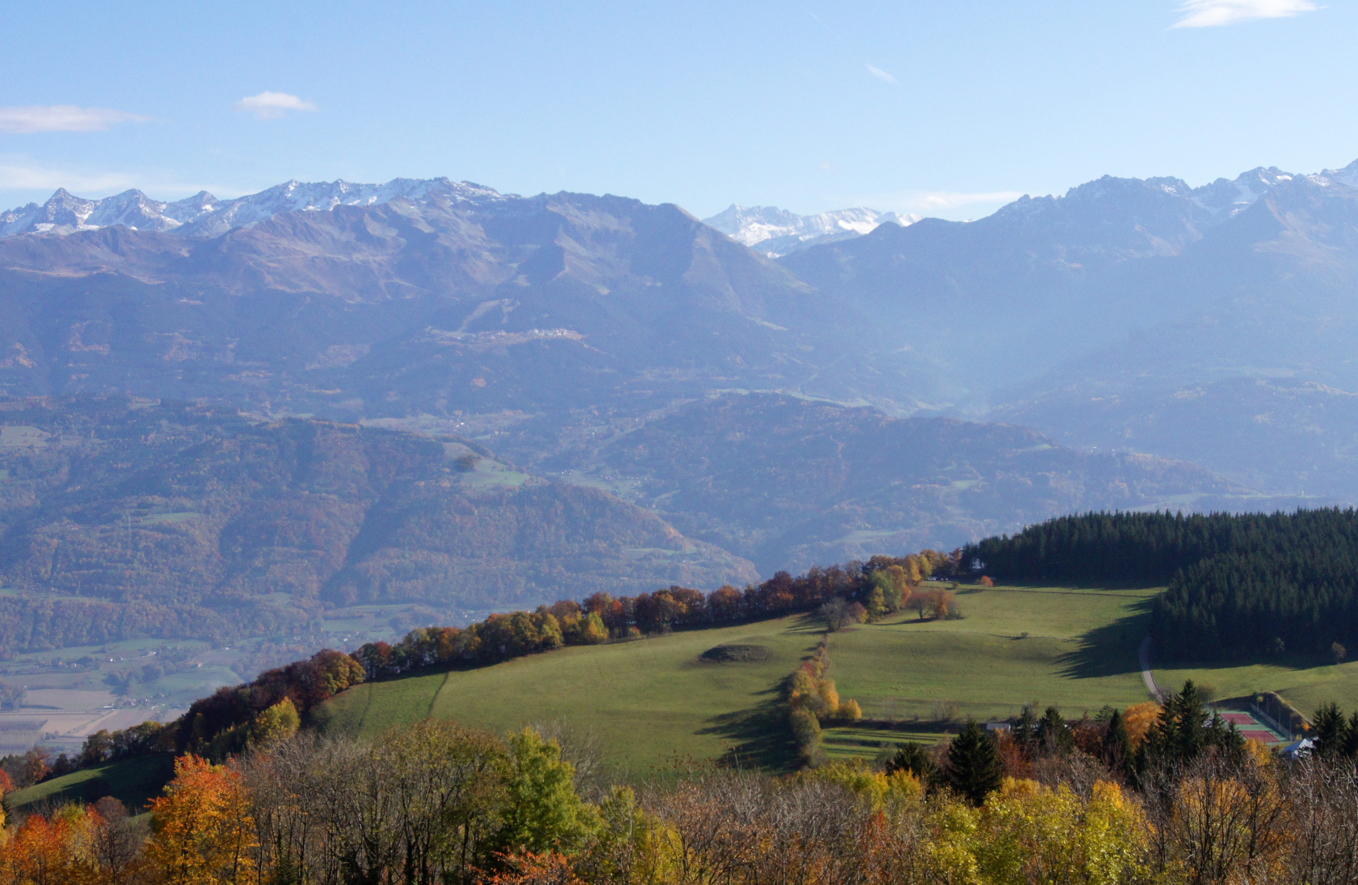 day, saint-hilaire, beauty in nature, idyllic, arbres, mountain, trees, land, scenics - nature, saint hilaire du touvet, landscape, environment, tranquility, HD Wallpaper