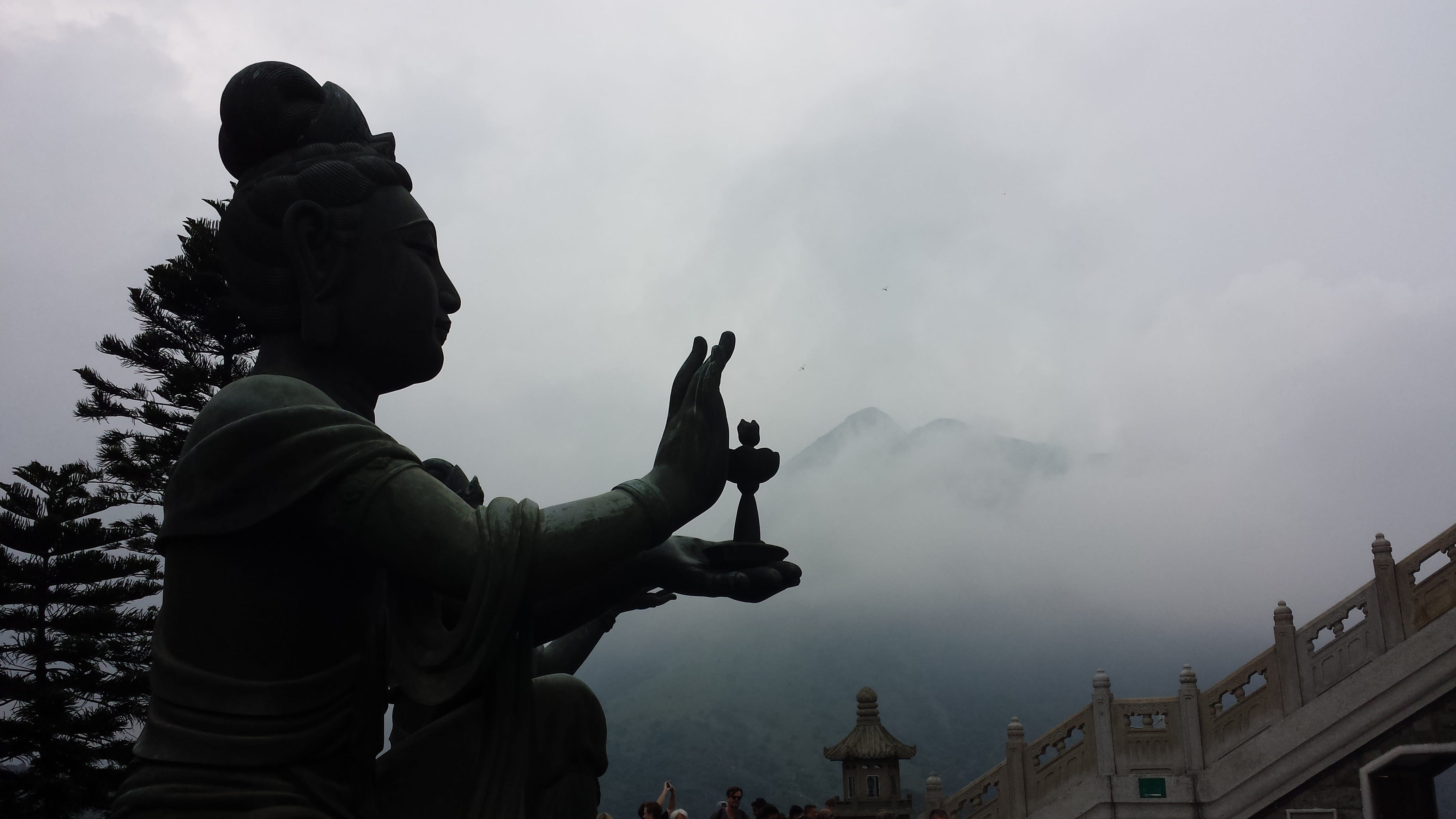 adults only, day, belief, outdoors, architecture, montagne, representation, sculpture, art and craft, bouddha, spirituality, sky, 4K, silhouette, creativity, HD Wallpaper