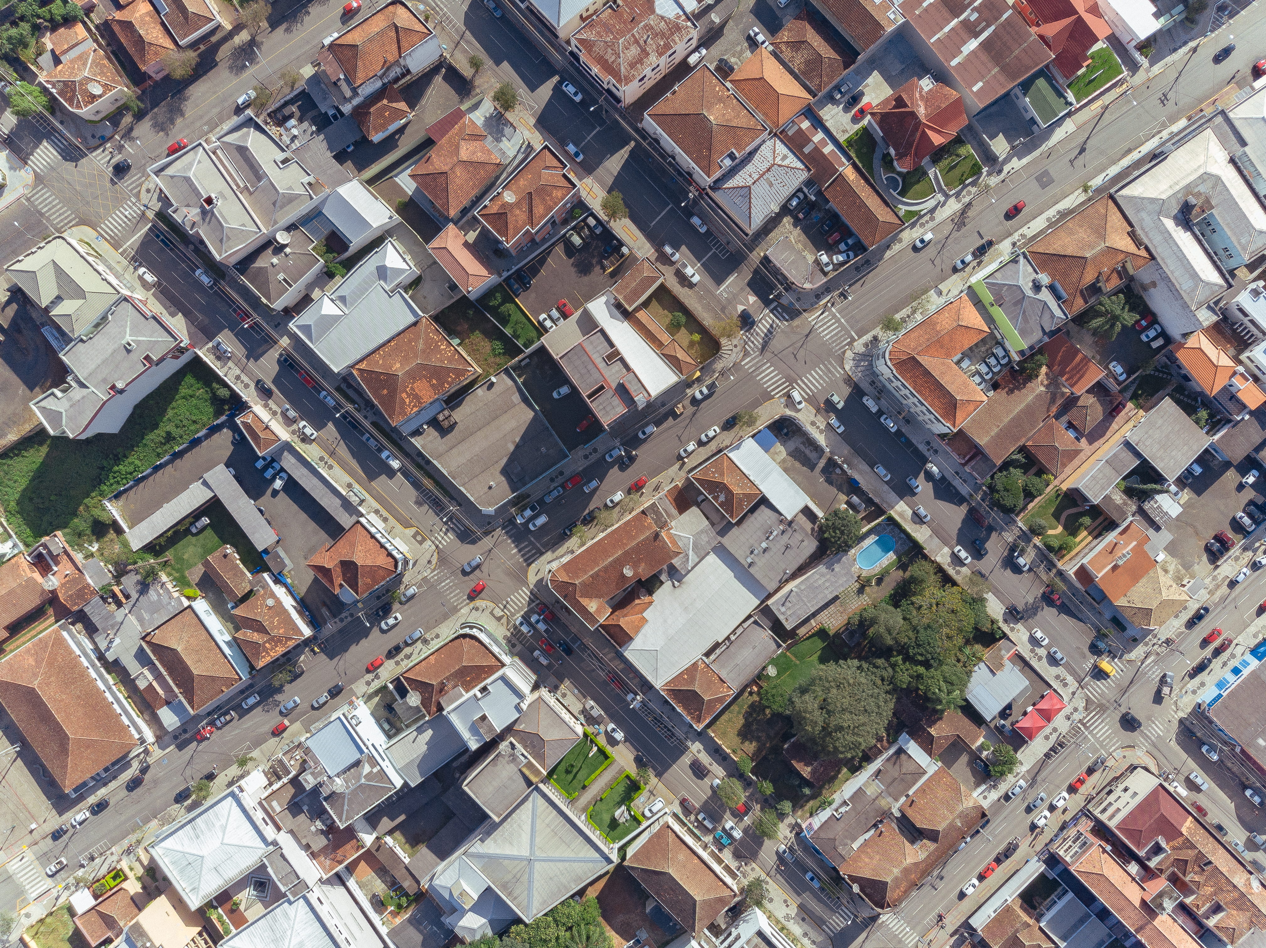 city life, cityscape, high angle view, love, roof, mavicpro, mavic, dji, irati, house, photo, residential district, dorne, brasil, built structure, brazil, HD Wallpaper