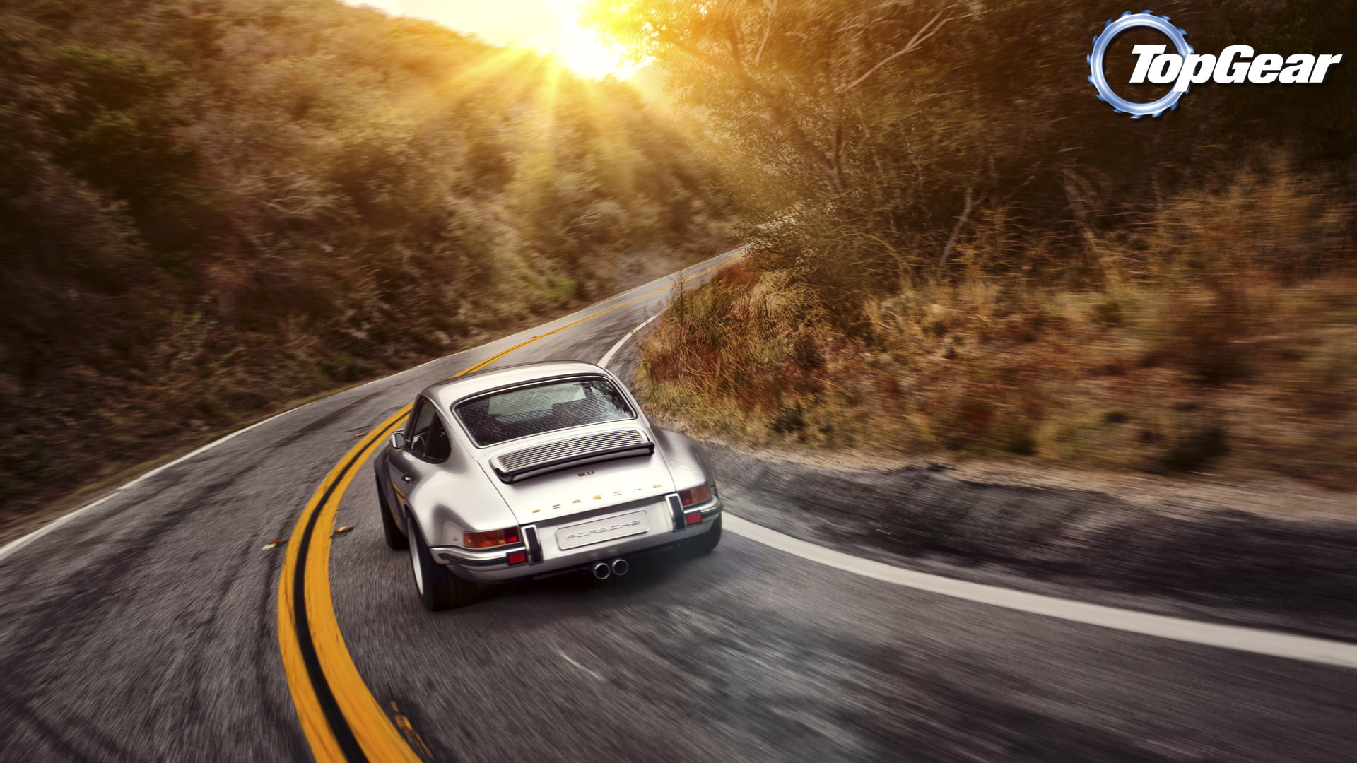 1080P, Porsche, the best TV show, 911, the sun, Singer, road, Top Gear, HD Wallpaper