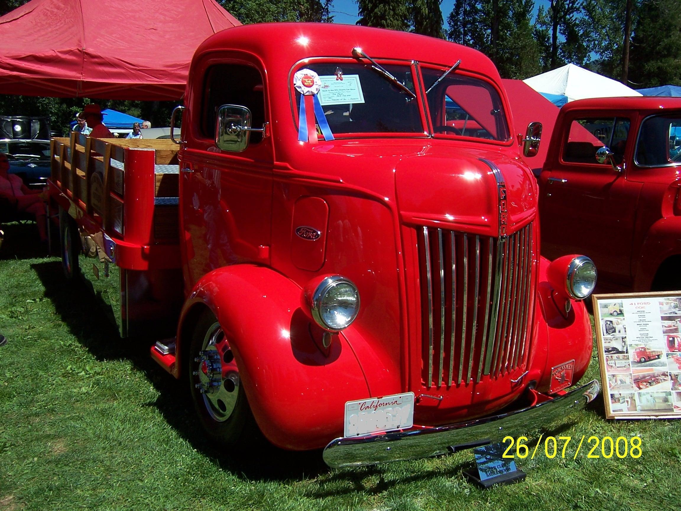 red, ford, 1080P, cars, coe, truck, HD Wallpaper