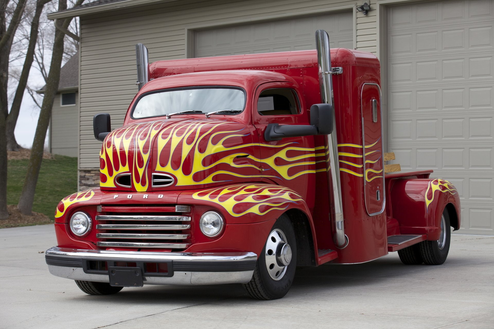 1080P, Ford, 1950 Ford COE, HD Wallpaper