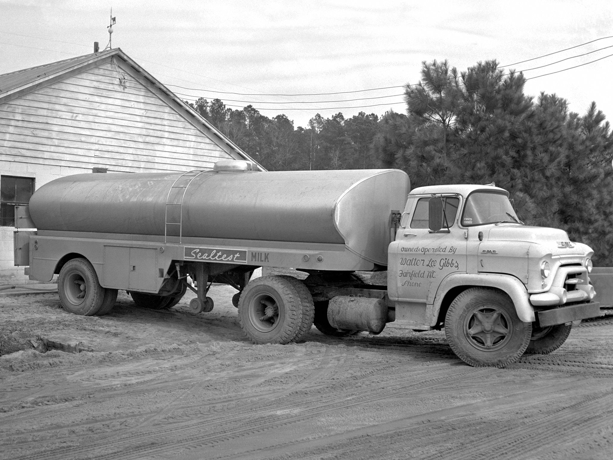 tractor, f370, 1955, coe, semi, 1080P, retro, gmc, HD Wallpaper