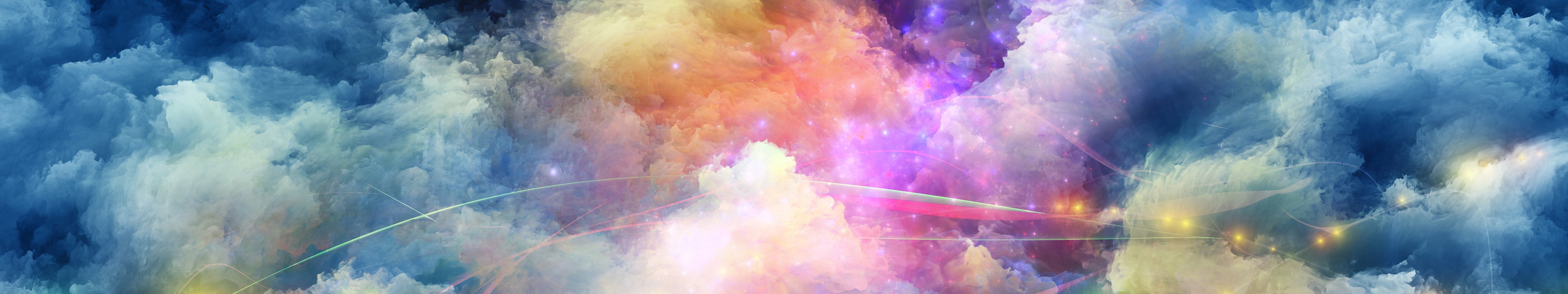 abstract, low angle view, complexity, purple, 5K, Ciel, light - natural phenomenon, pattern, panoramic, Cloud, Abstrait, Nuage, screen, full frame, multi colored, HD Wallpaper