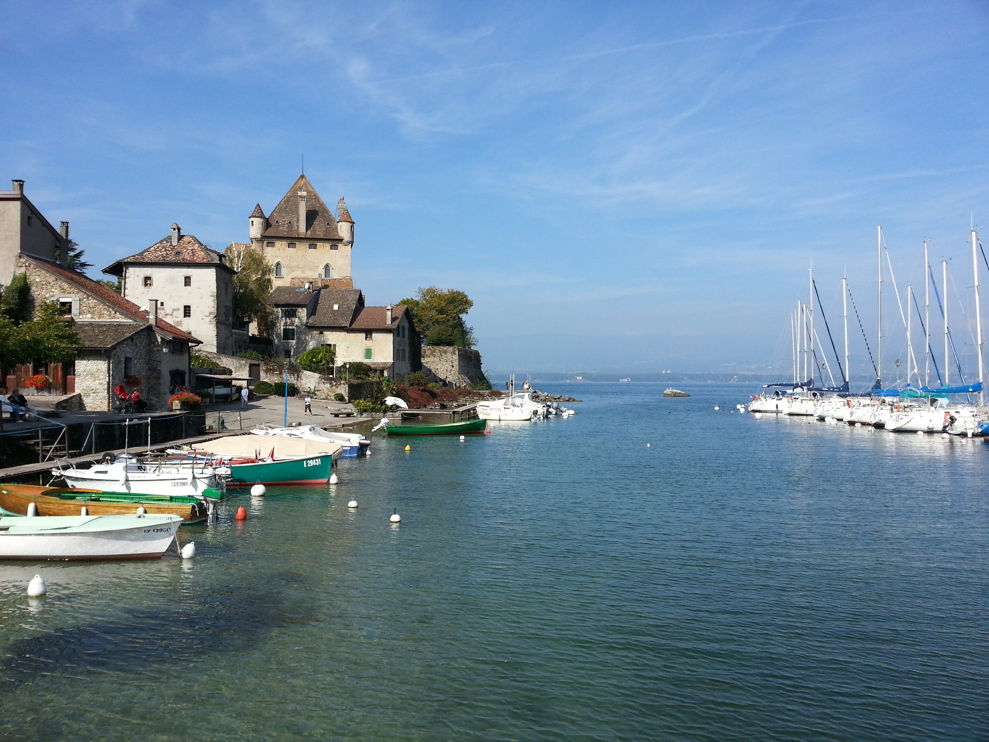 tower, Lake Geneva, no people, building exterior, water, Geneva, city, sky, mode of transportation, Haute Savoie, nautical vessel, travel destinations, HD Wallpaper