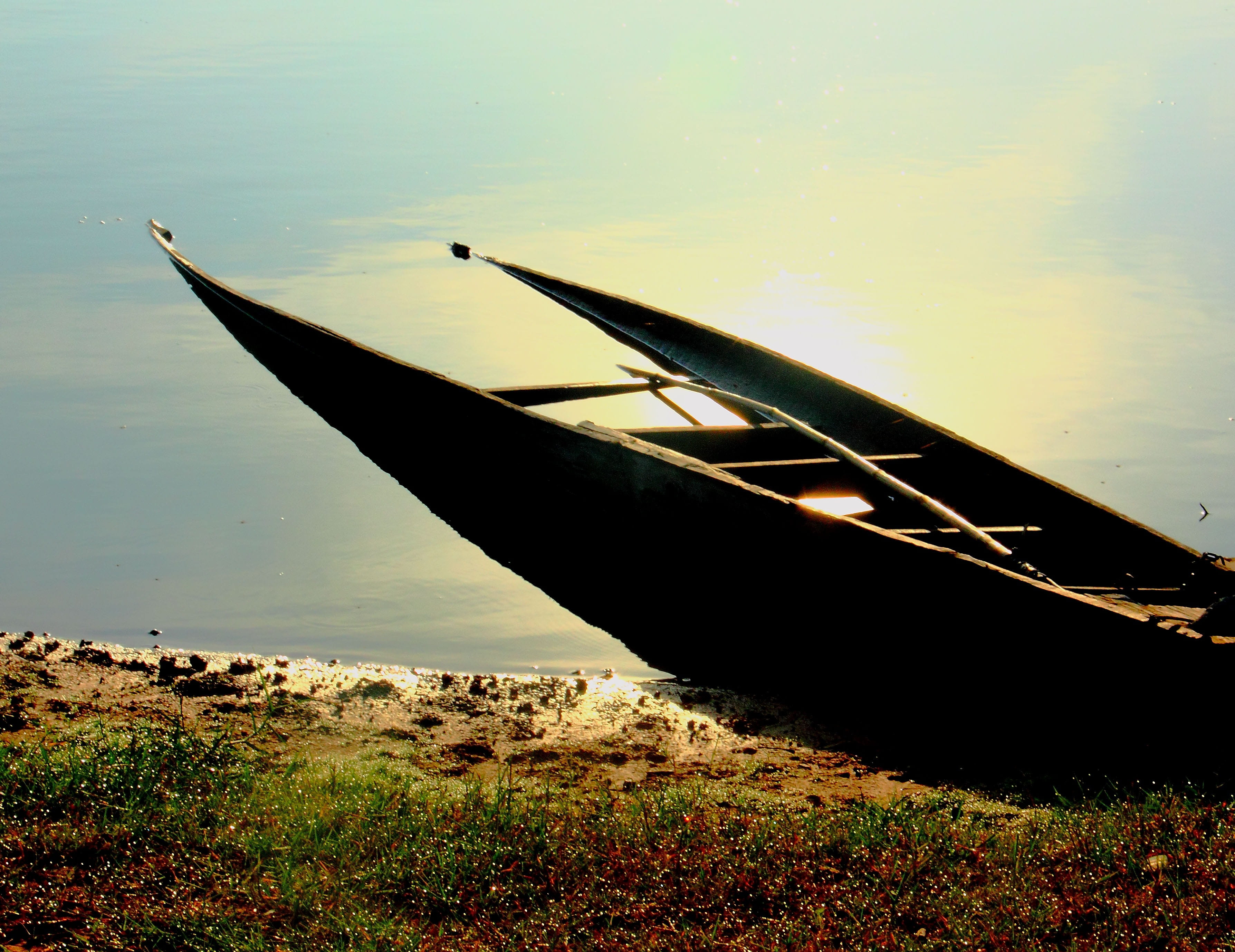 rowboat, outdoor, ship, fishing, River, no people, moored, water, vacation, lake, Water, Sea, wood, fishing boat, old, wooden, ocean, nautical, sky, outdoors, HD Wallpaper