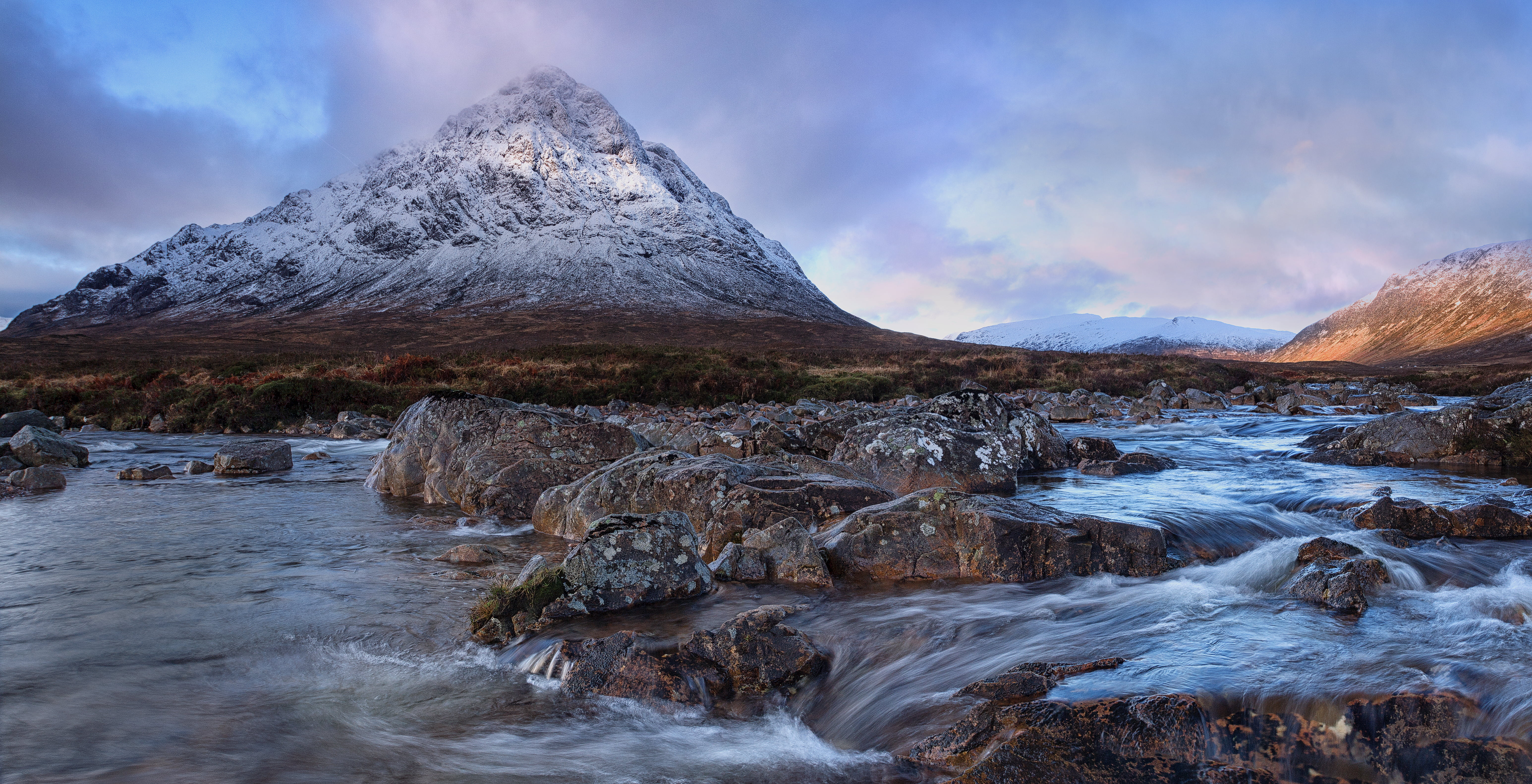 valley, Scotland, mountain Peak, snow, travel, beauty In Nature, scenics, mountain, 5K, ice, snows, filled, nature, Glencoe, rock - Object, Landscape, HD Wallpaper