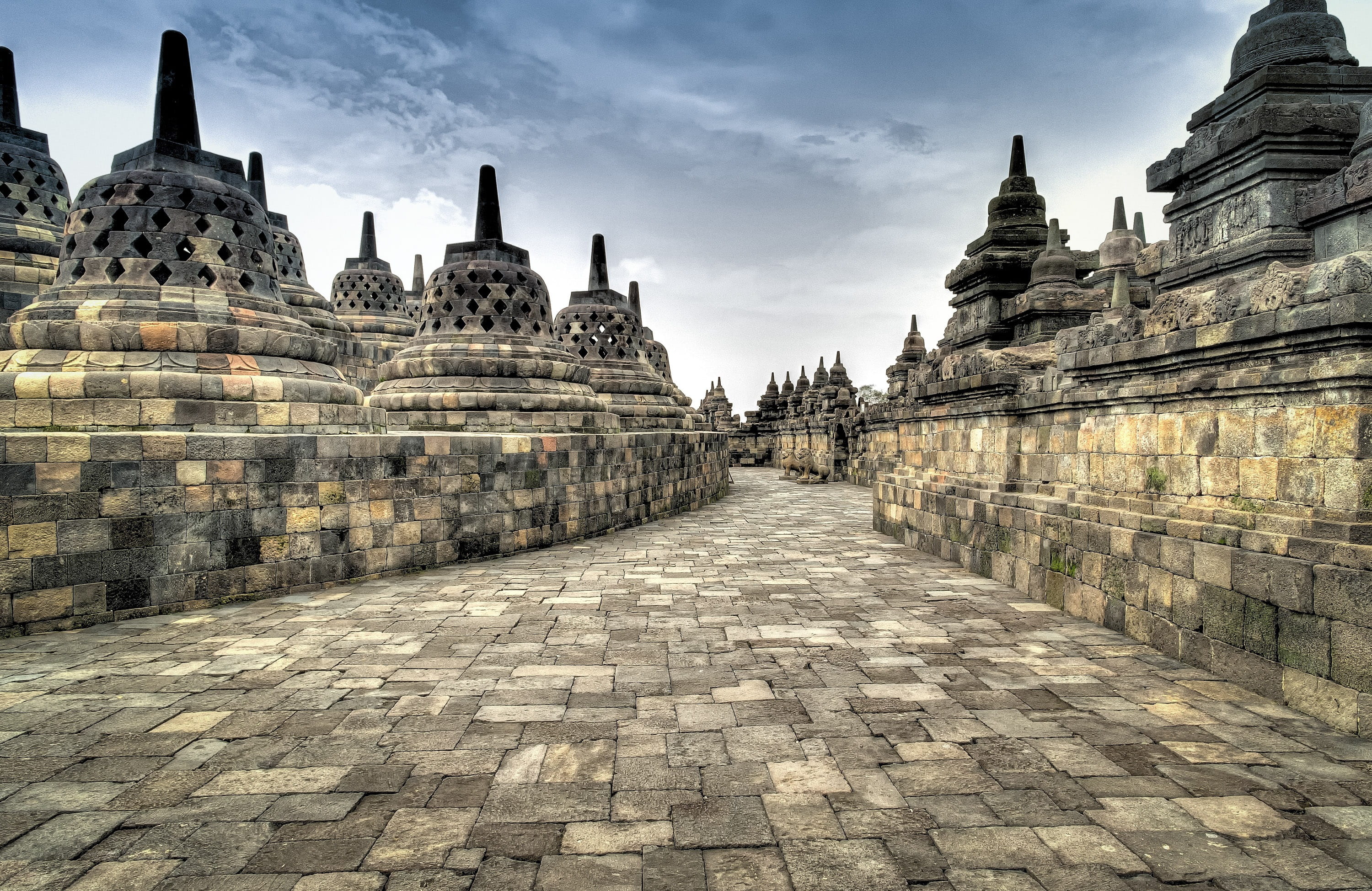 church, built structure, history, cultures, Buddhist, the past, ancient, building exterior, place of worship, tourism, concrete, outdoors, no people, 2K, HD Wallpaper