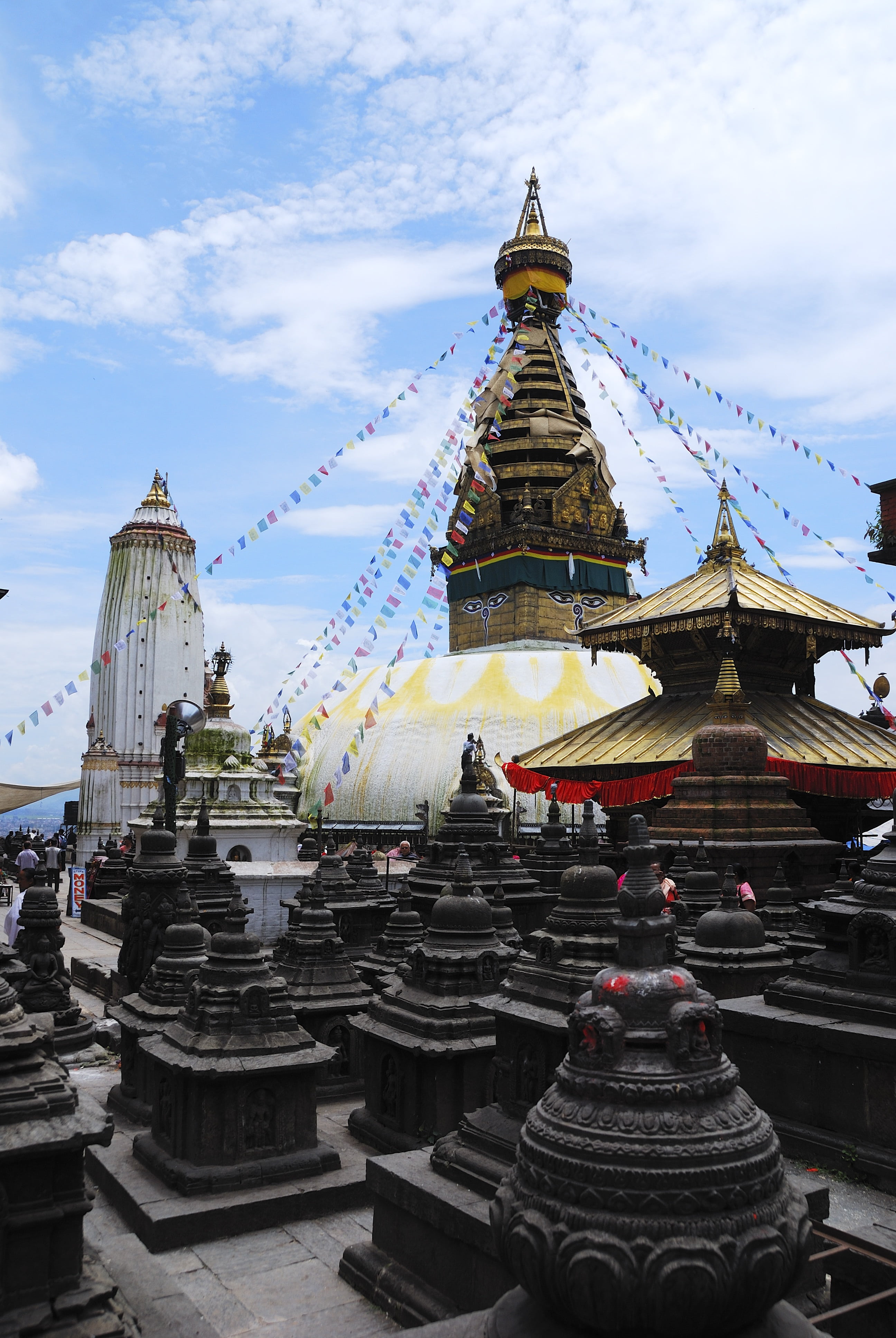 built structure, religion, pagoda, outdoors, spirituality, spire, no people, building exterior, culture, india, sky, travel destinations, cultures, 4K, Phone HD Wallpaper