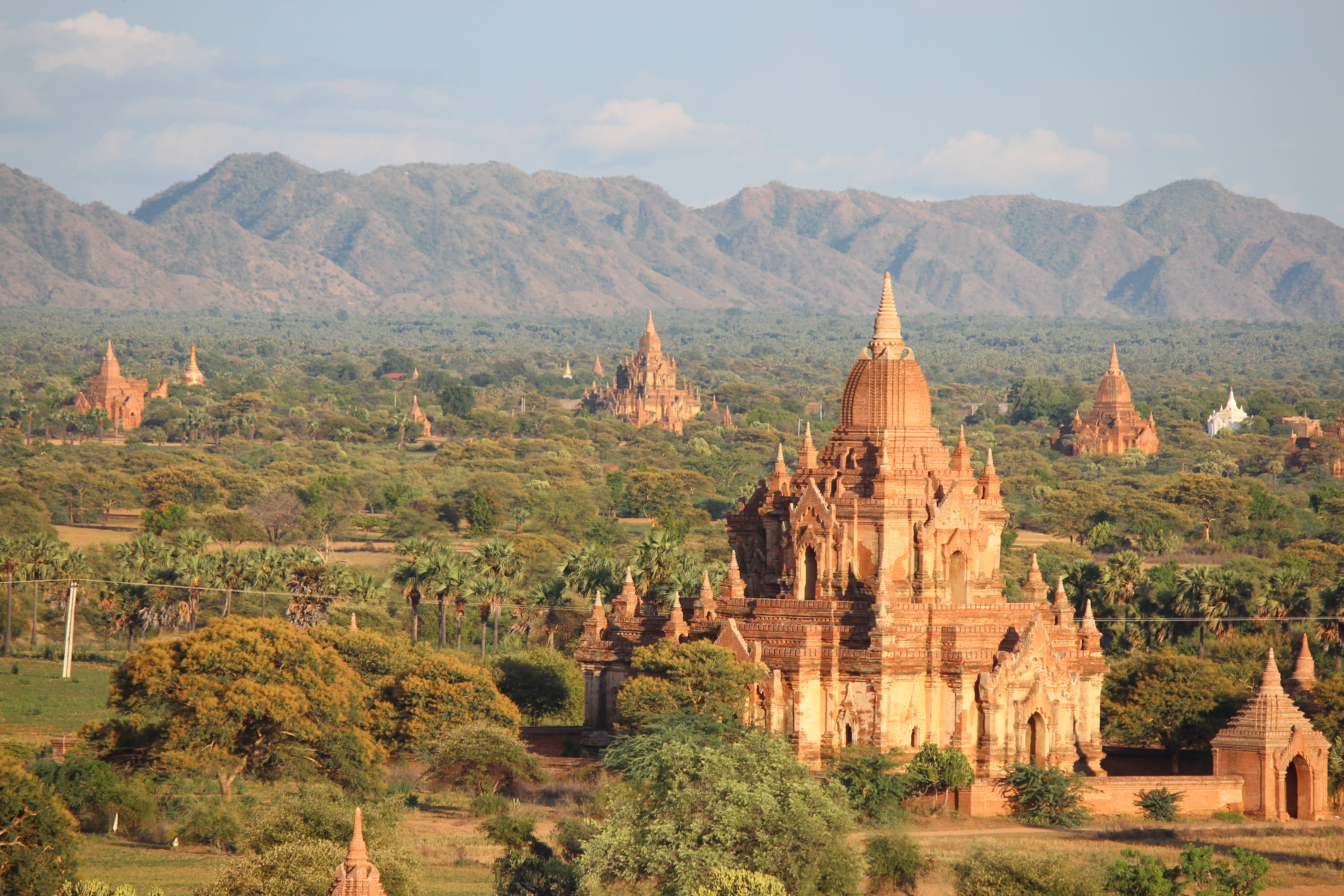 architecture, Landscape, temple level, history, Level, nature, religion, Burma, ancient civilization, Temple, travel destinations, the past, ruined, Myanmar, HD Wallpaper