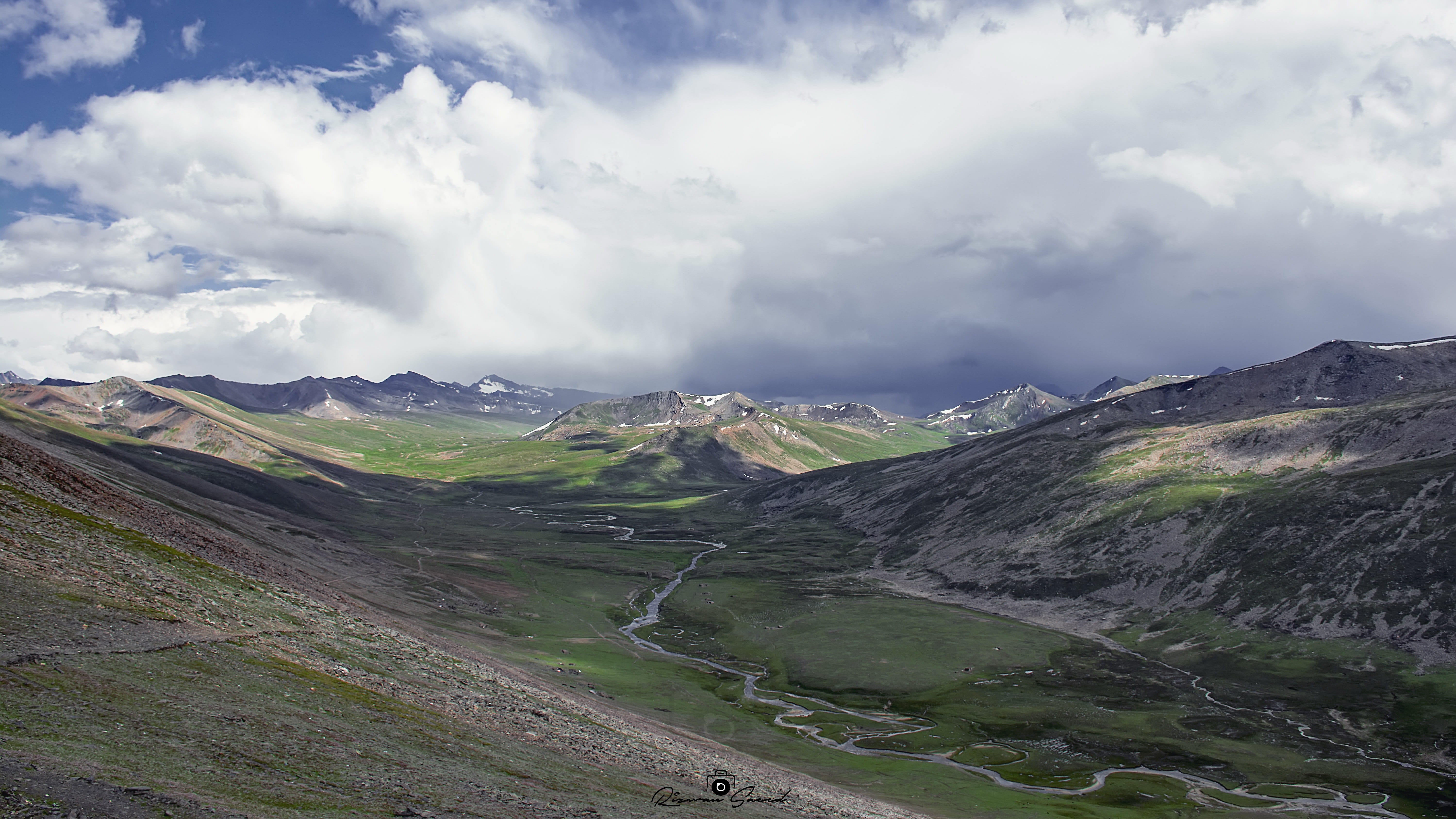 green color, idyllic, beauty, mountain range, cool, nature, north, nikon, photography, love, meadows, remote, sky, mountains, tranquil scene, outdoors, HD Wallpaper