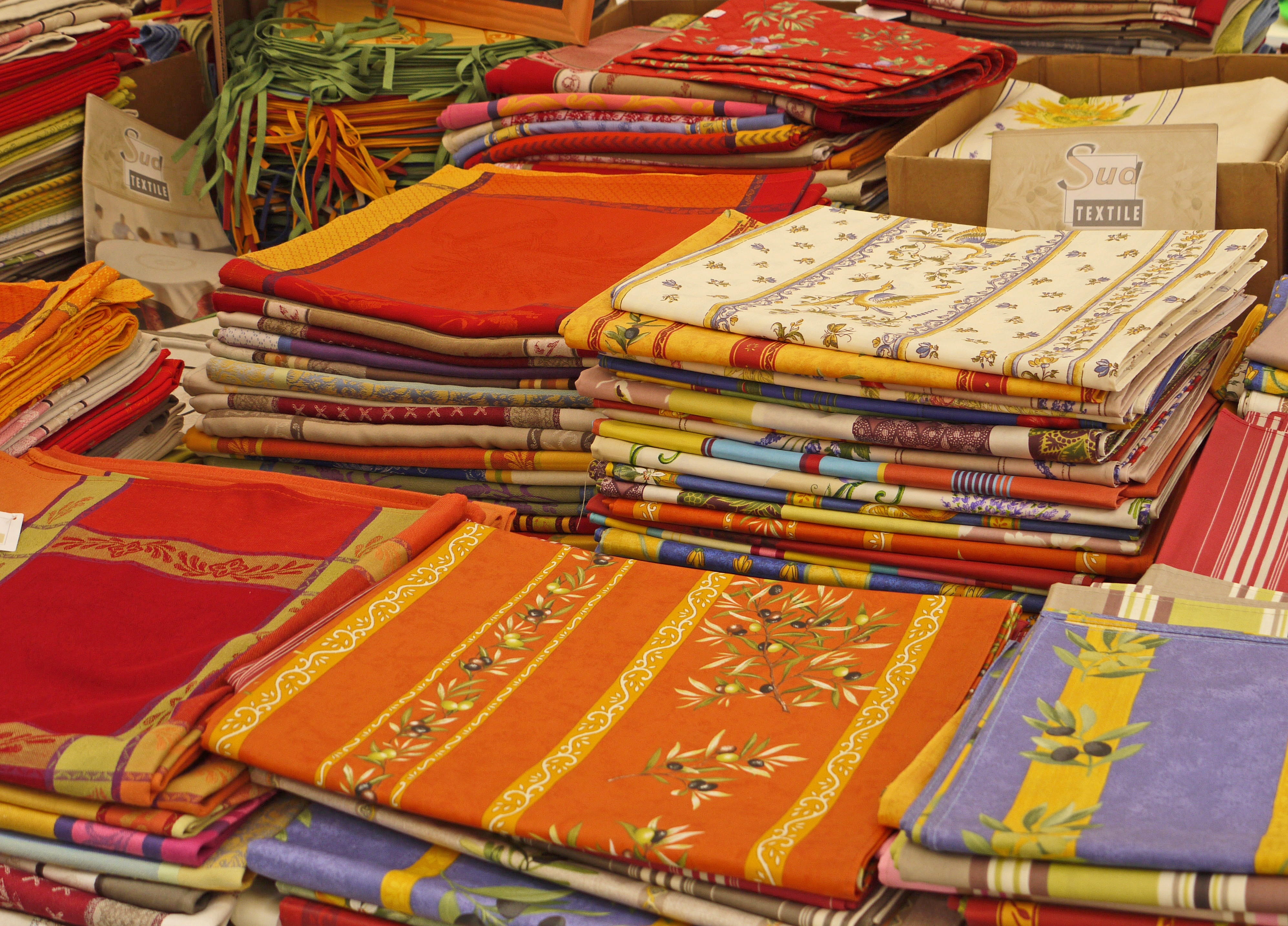 pillowcase, text, 4K, Farmers, color, market stall, stack, retired, indoors, choice, Market, publication, multi colored, still life, textile stand, large group of objects, HD Wallpaper