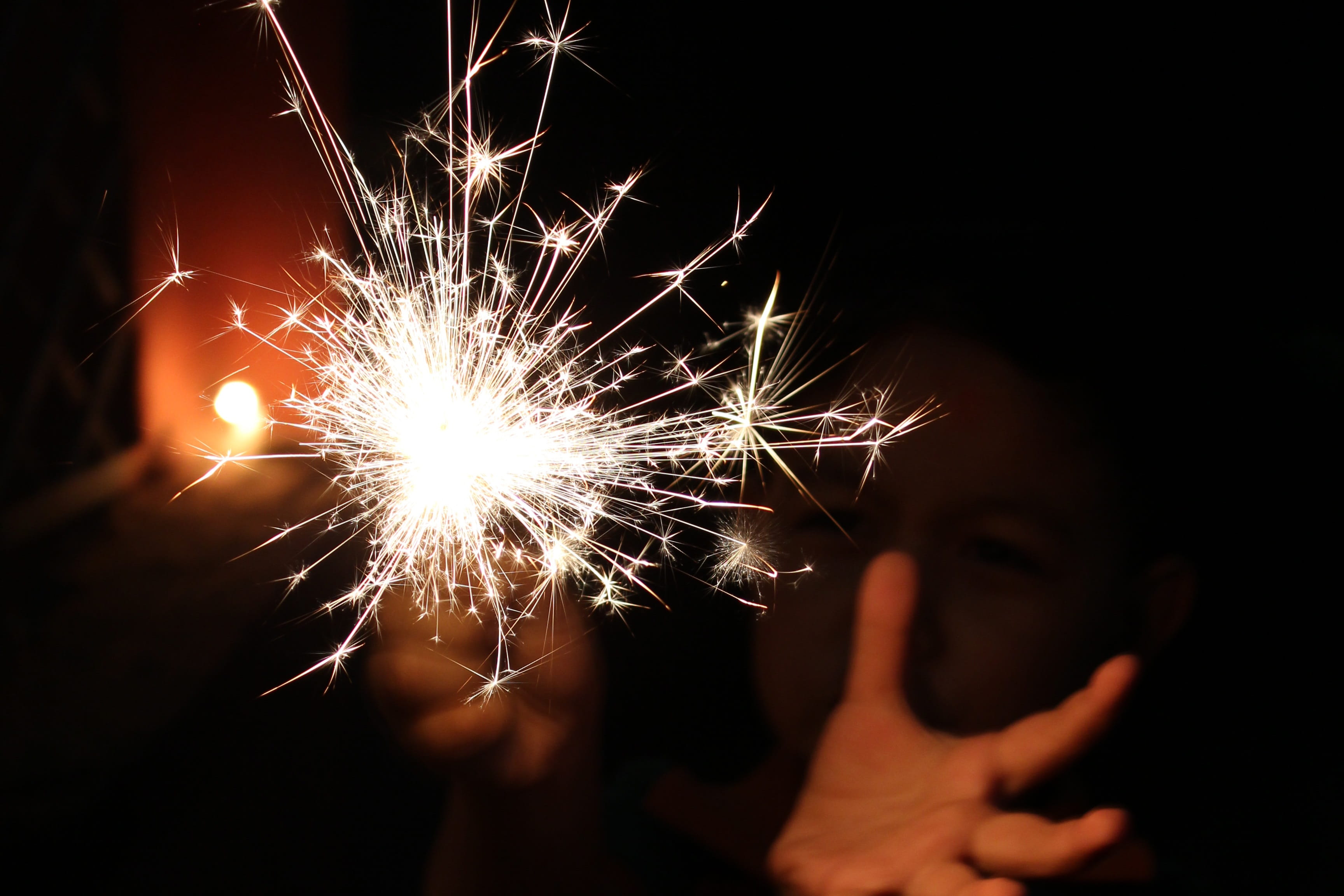 photo, burning, light, illuminated, time, human body part, firework - man made object, childhood, motion, firework, one person, holding, festival, offspring, HD Wallpaper