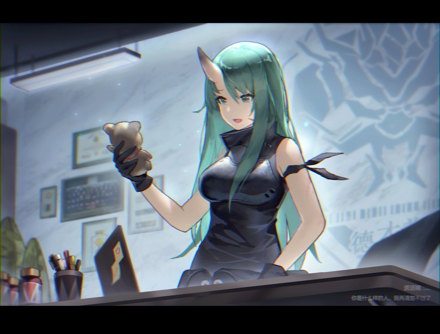 Arknights, anime, anime girls, Kuhnowushi, 720P, Hoshiguma (Arknights), HD Wallpaper