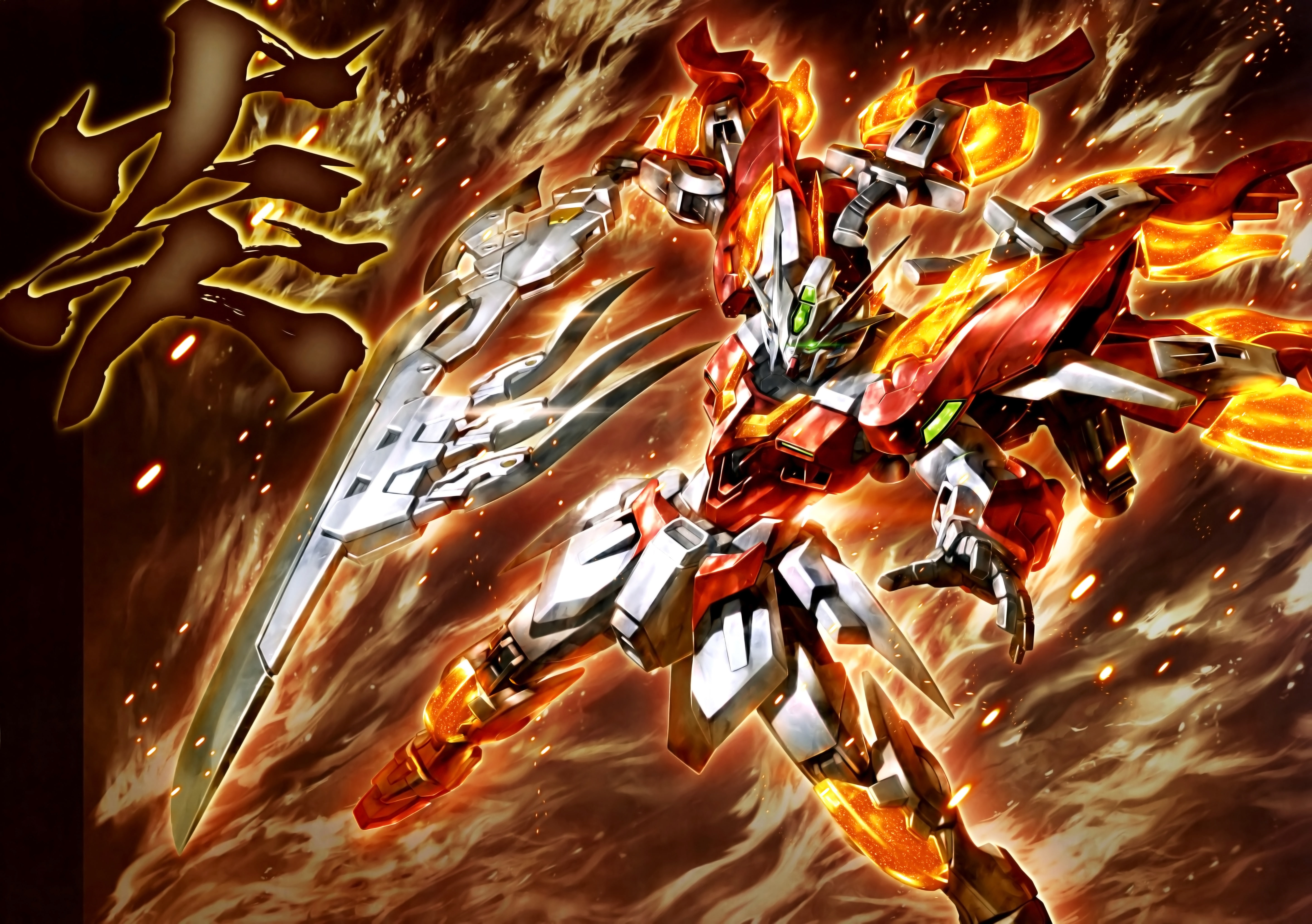 Mobile Suit Gundam Wing, 5K, Anime, HD Wallpaper