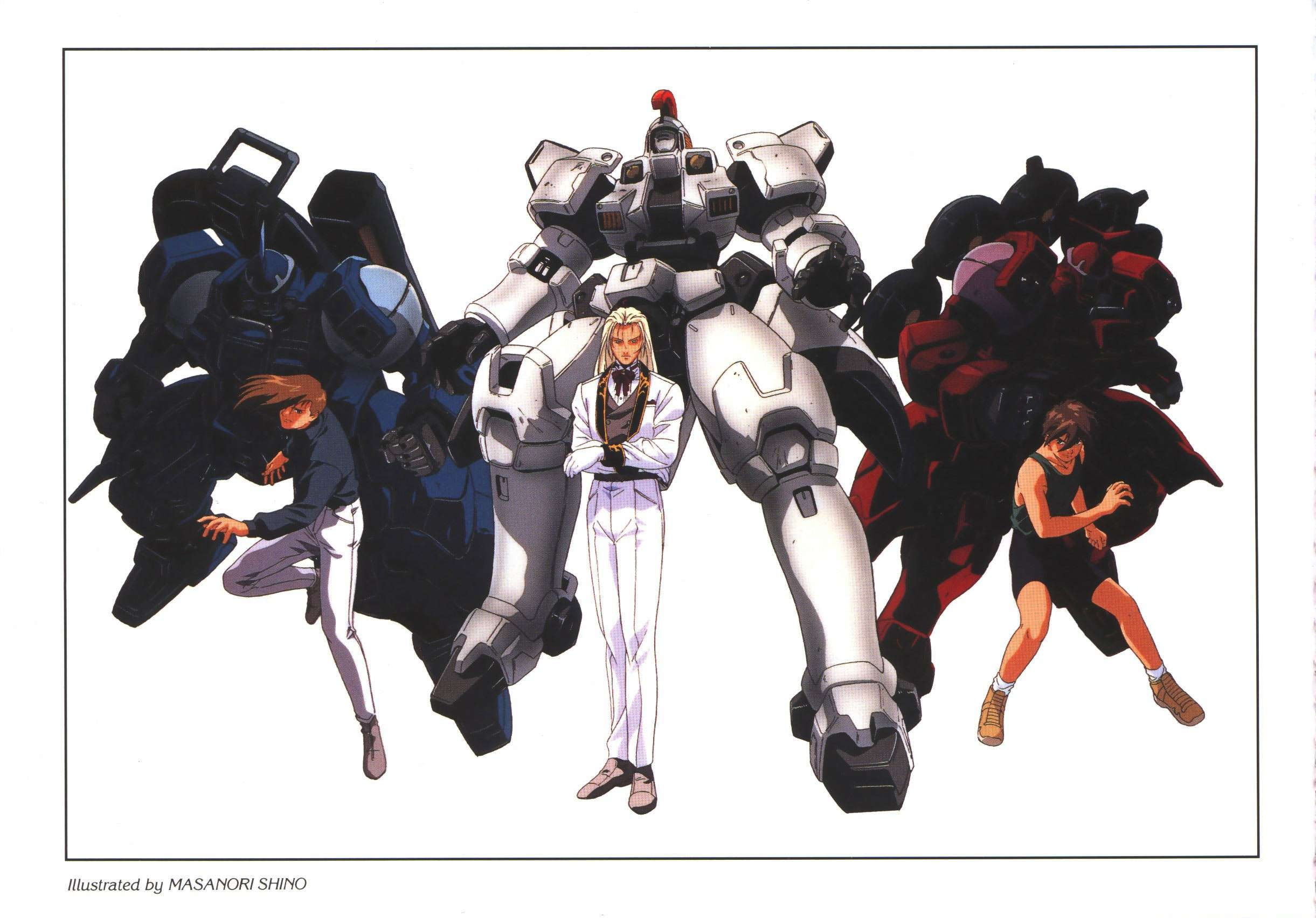 studio shot, 1080P, variation, white background, Mobile Suit Gundam Wing, toy, anime, human representation, still life, digital composite, choice, indoors, HD Wallpaper