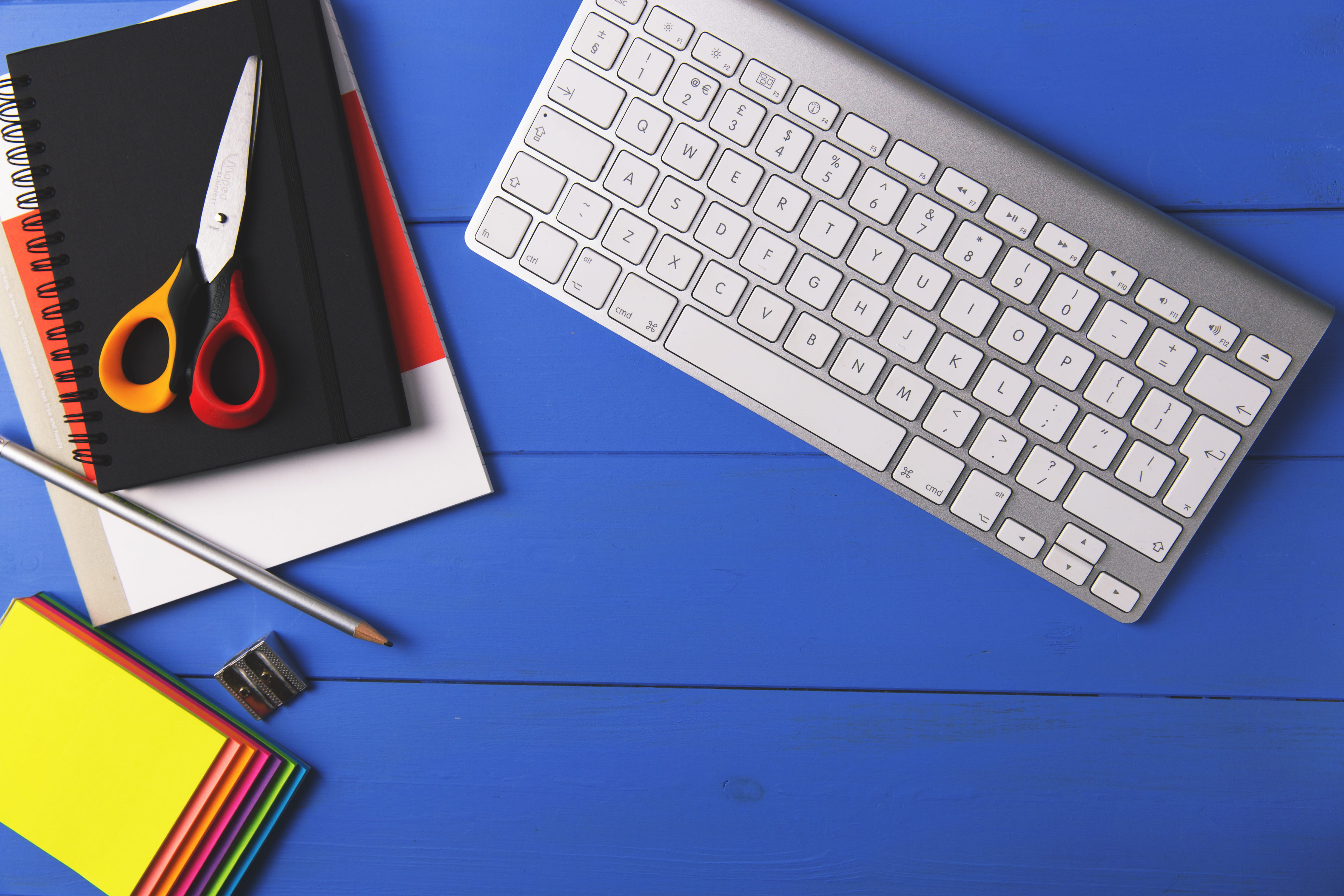 Studio, portable information device, connection, pC, pen, desk, no People, directly above, office, accessories, computer Keyboard, designer, still life, HD Wallpaper