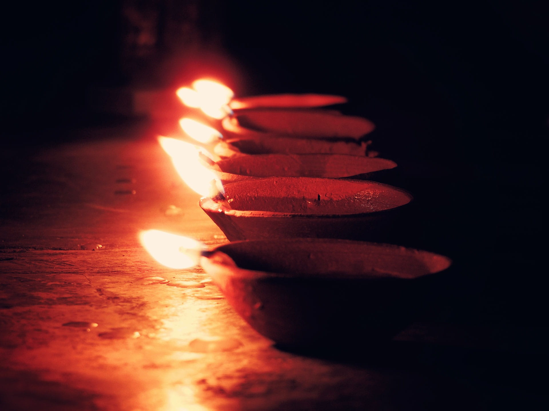 bright, Candles, lighting equipment, oil lamp, yellow, 1080P, fire - natural phenomenon, festival, glow, celebration, dark, Lights, religion, illuminated, HD Wallpaper