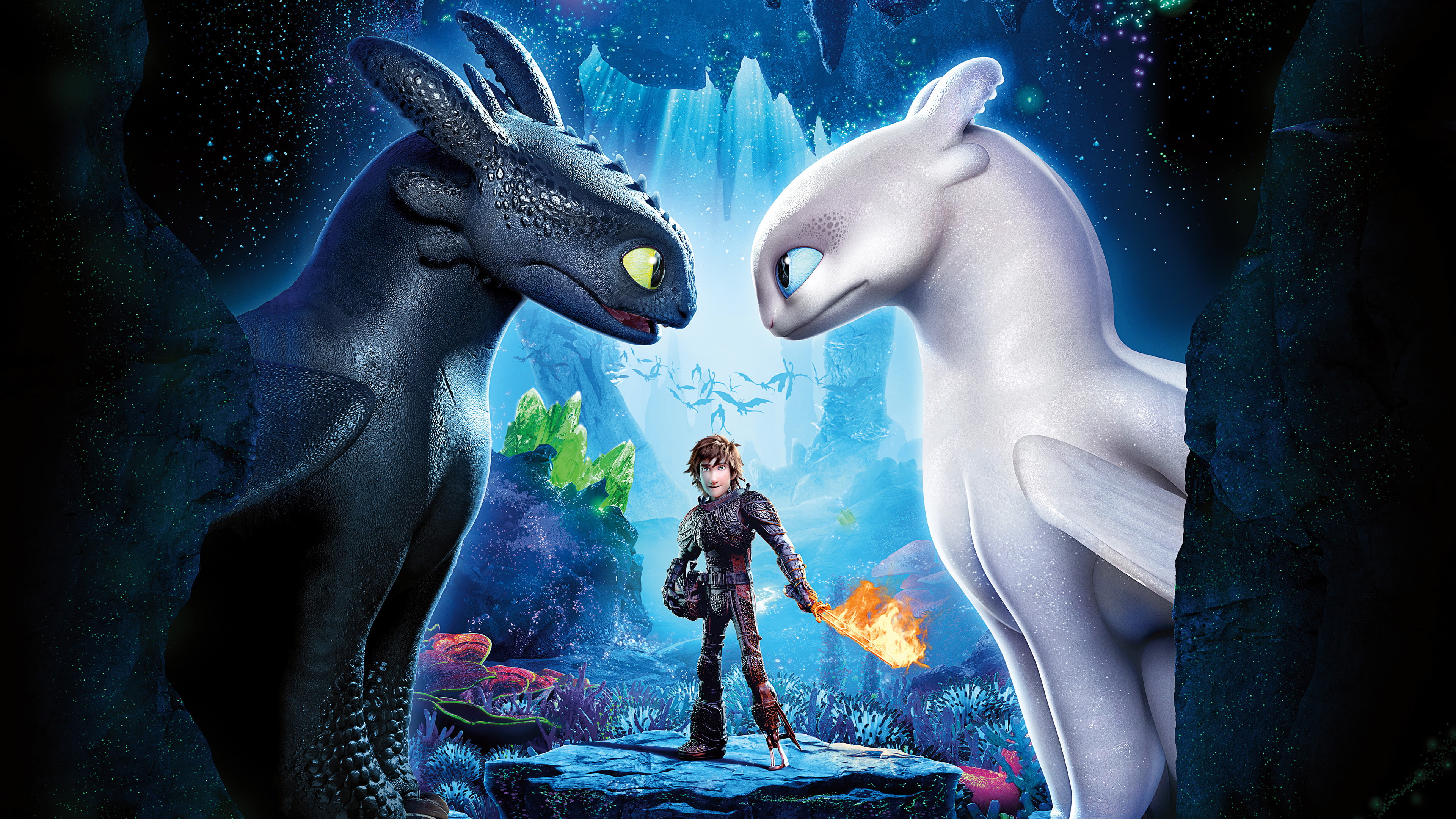 movie, world, train, poster, dragon, hidden, 4K, HD Wallpaper