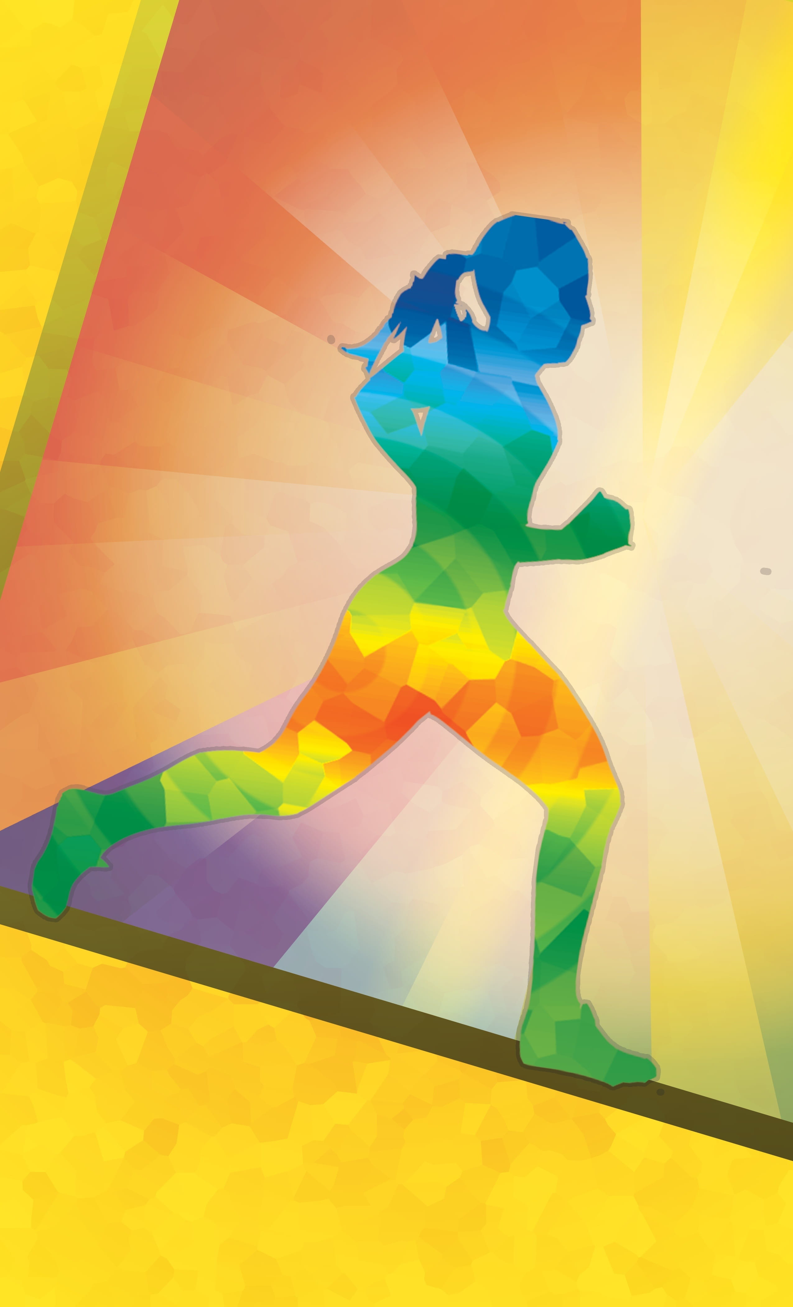 Marathon, stage, creativity, 4K, multi colored, full length, performance, illuminated, women, one person, stage - performance space, indoors, lifestyles, Phone HD Wallpaper