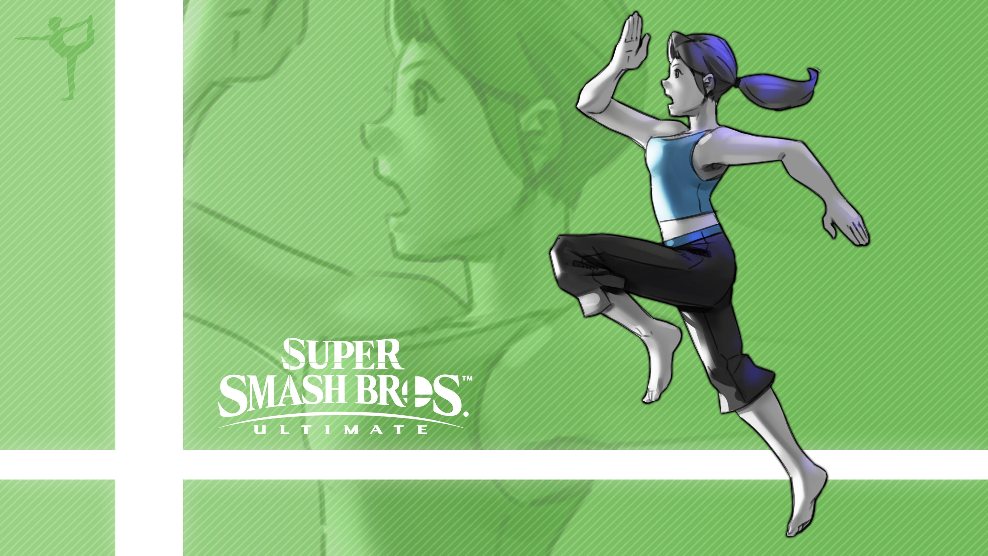 Wii Fit Trainer, Video Game, 2K, Super Smash Bros. Ultimate, HD Wallpaper