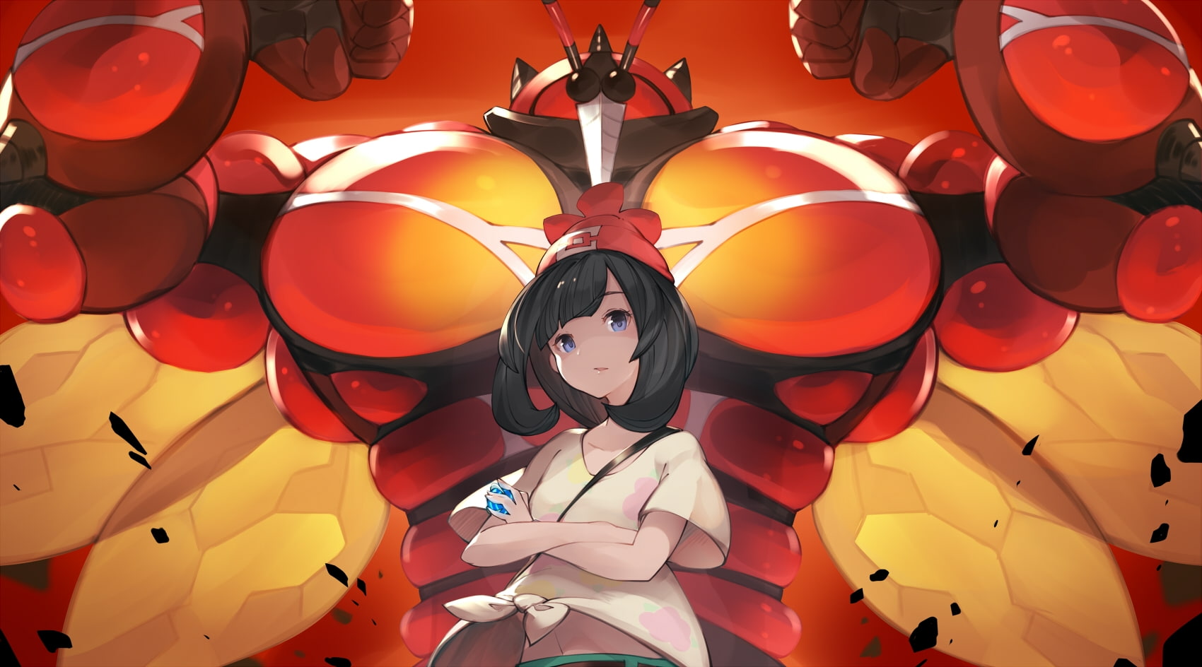 real people, short hair, representation, large group of objects, leisure activity, Anime, buzzwole, multi colored, balloon, ceiling, creativity, trainer, HD Wallpaper