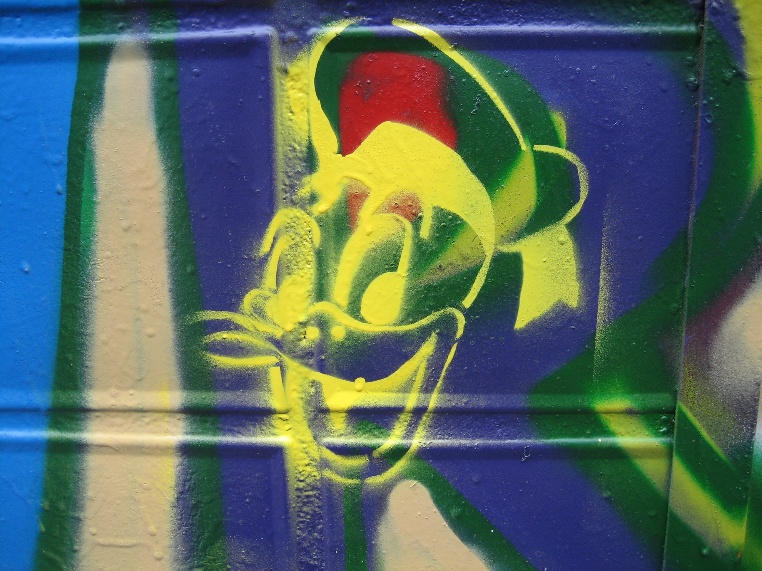 creativity, spray, yellow, street art, graffitti, art and craft, no people, green color, day, representation, graffiti, donald, wall - building feature, HD Wallpaper