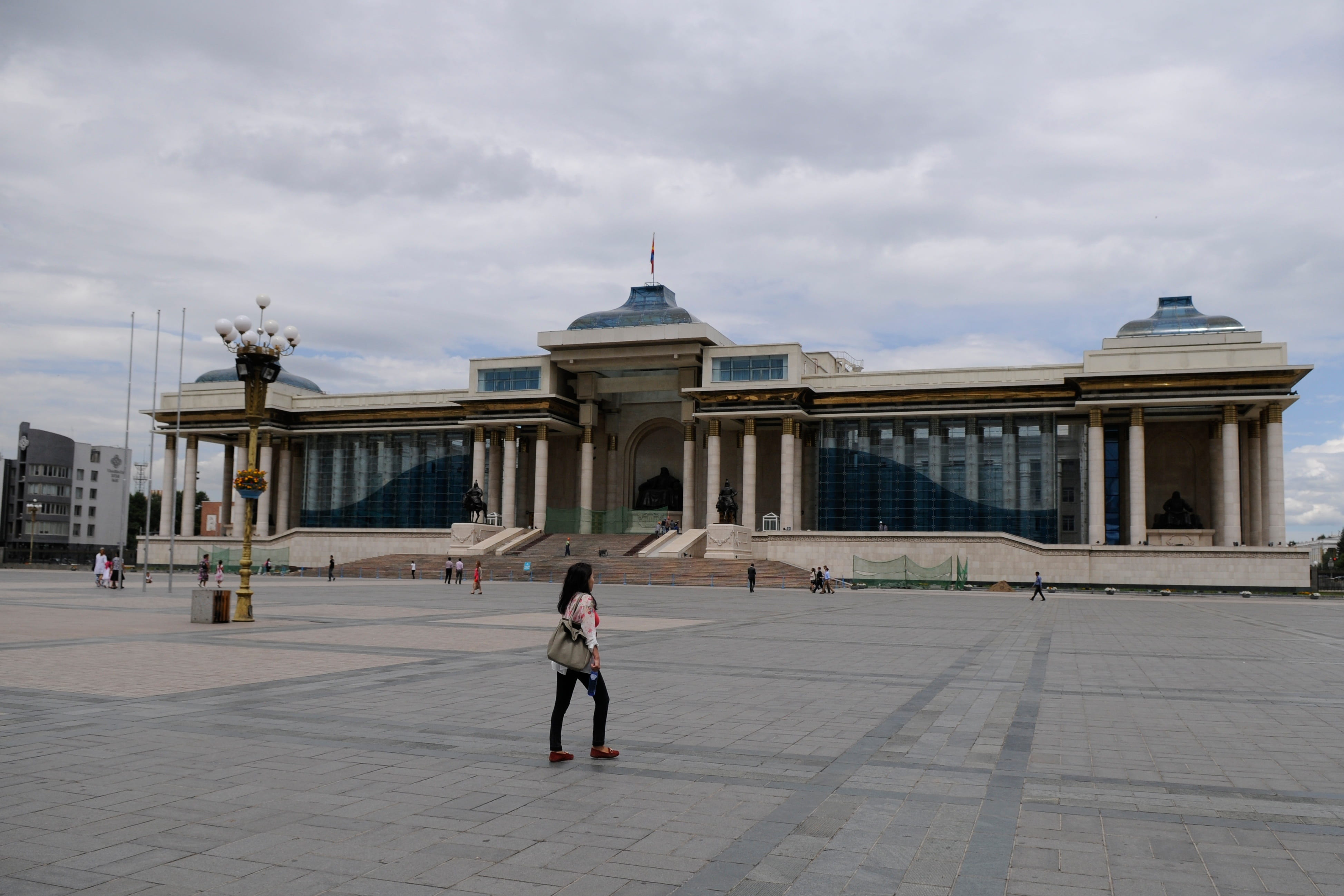 women, city, Mongolia, the past, history, walking, architecture, outdoors, lifestyles, adult, tourism, architectural column, real people, cloud - sky, full length, HD Wallpaper