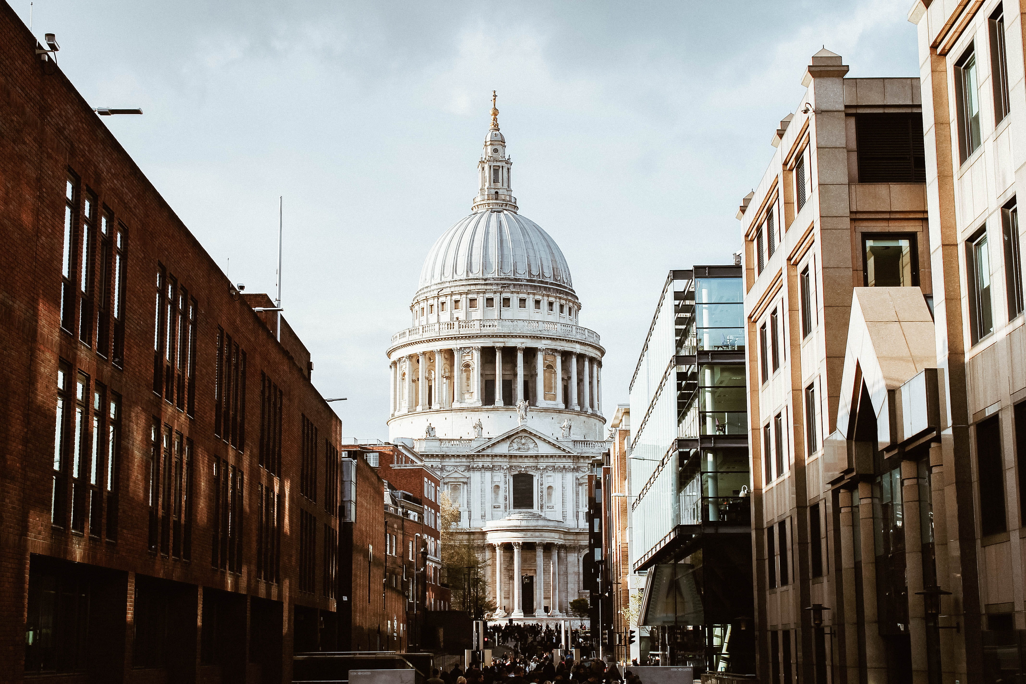 no people, near, famous Place, government, white, st. Pauls Cathedral - London, 4K, sky, travel destinations, Washington D.C., uK, U.S. Capitol, ornate, HD Wallpaper