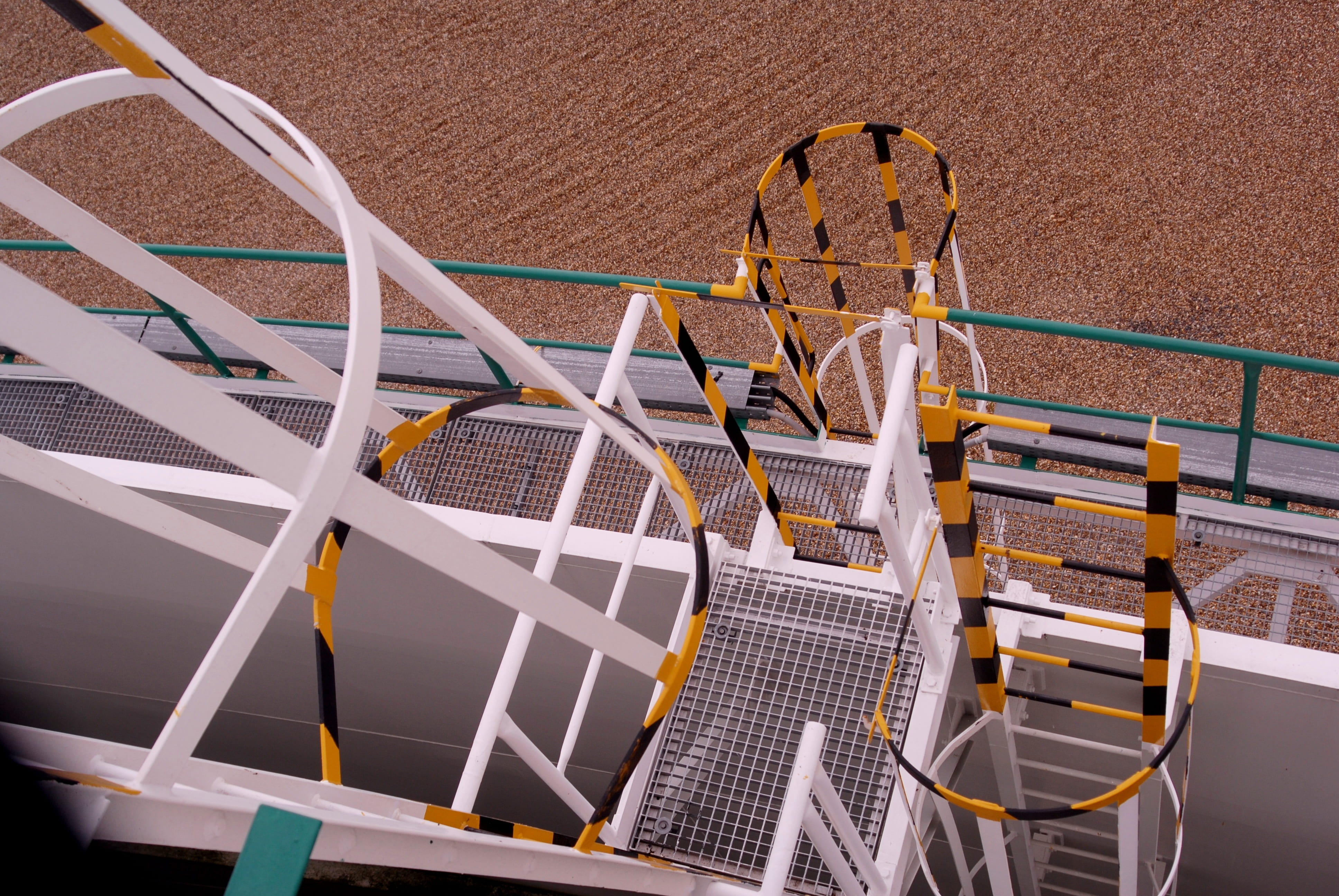high angle view, computer network, absence, day, outdoors, staircase, communication, cable, nature, chair, empty, seat, internet, no people, ladders, railing, HD Wallpaper